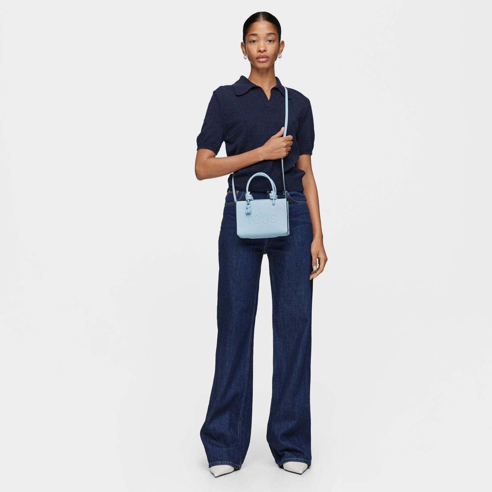 Mini bolso horizontal azul claro TOUS La Rue New-3