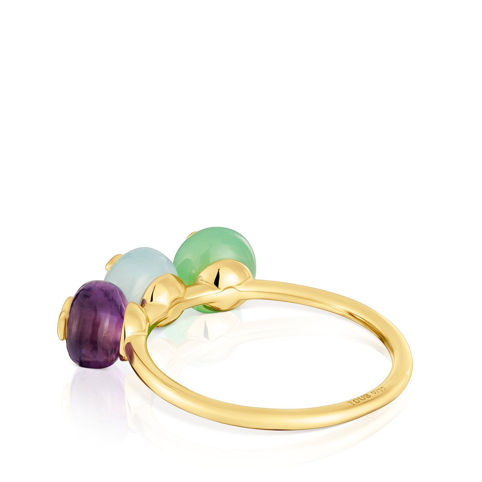 Anillo pequeño de oro y gemas TOUS Balloon-2