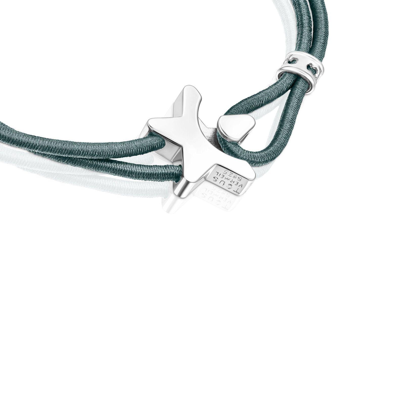 Pulsera elástica azul con estrella de plata Sweet Dolls Tous-2