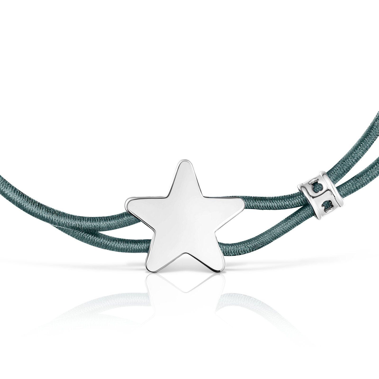 Pulsera elástica azul con estrella de plata Sweet Dolls Tous-3