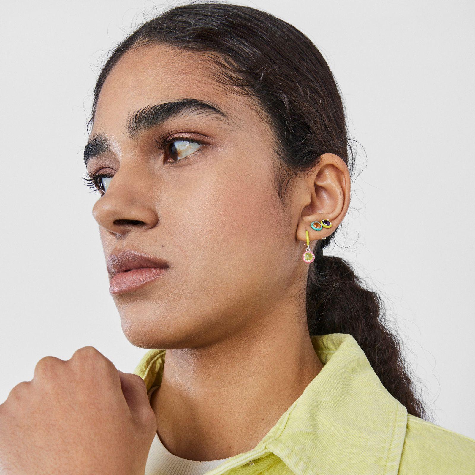 Aro de plata, calcedonia y esmalte TOUS Vibrant Colors-4