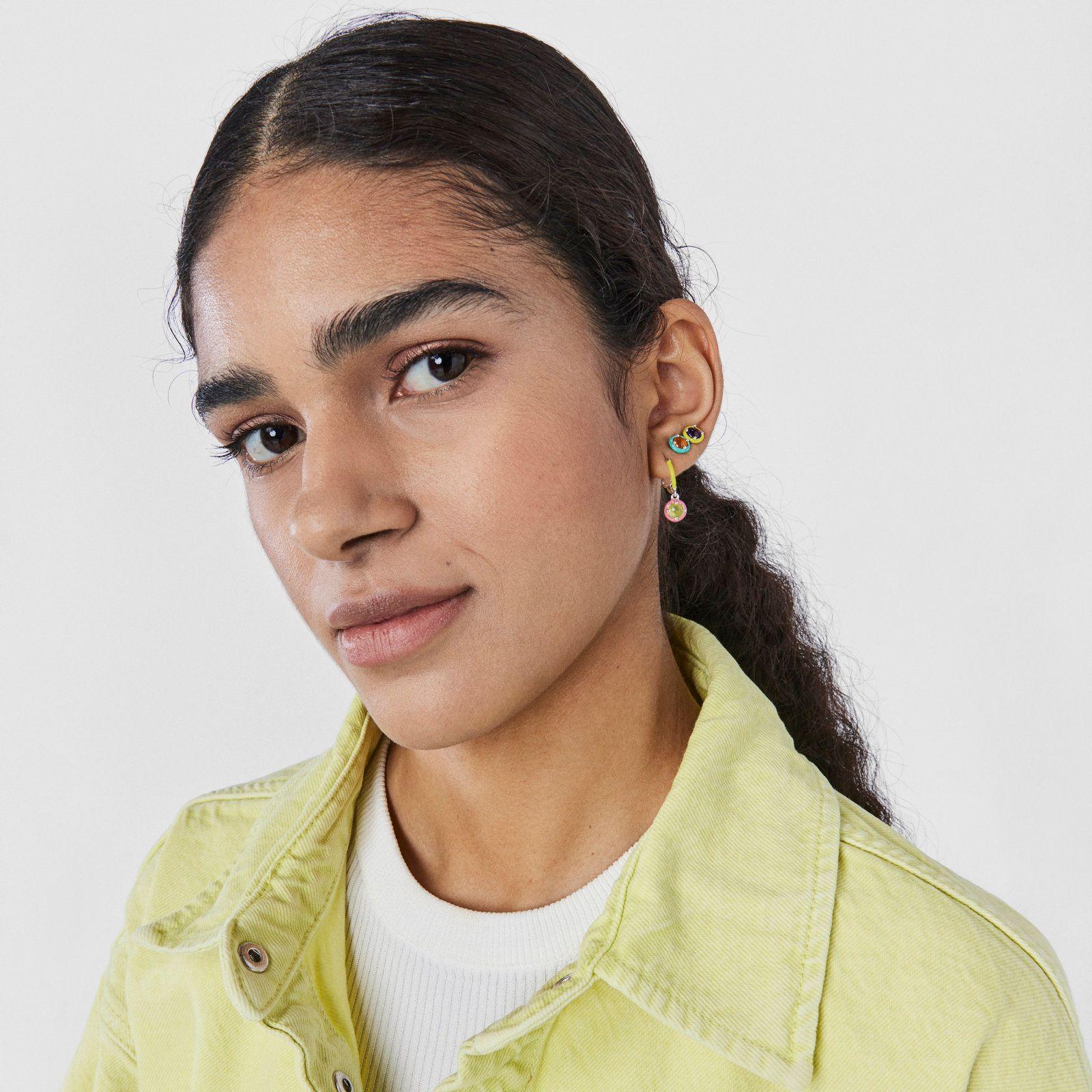 Aro de plata, calcedonia y esmalte TOUS Vibrant Colors-7