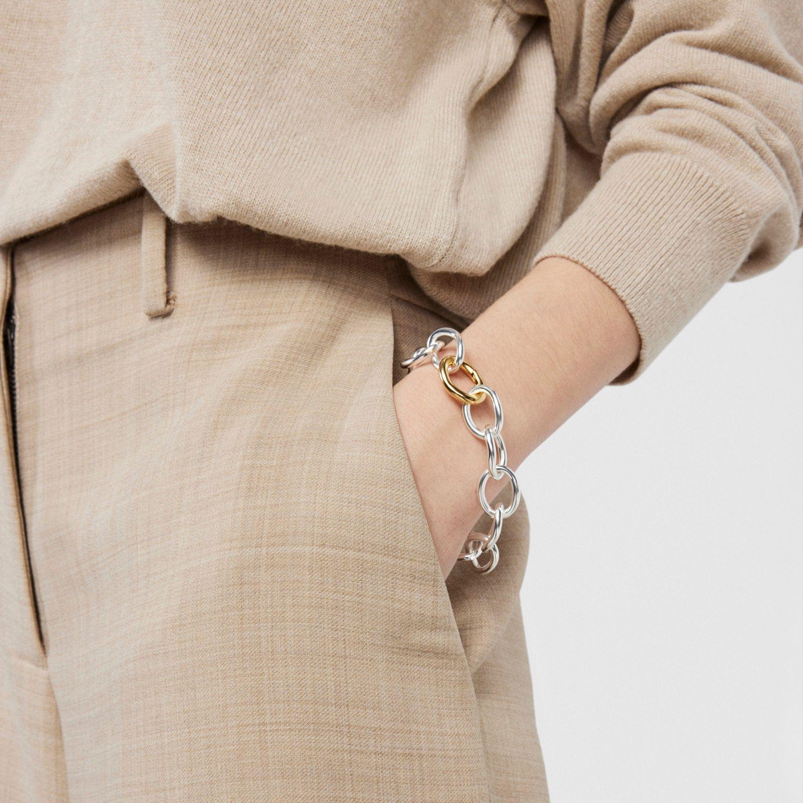 Pulsera bicolor de anillas TOUS Hav-3