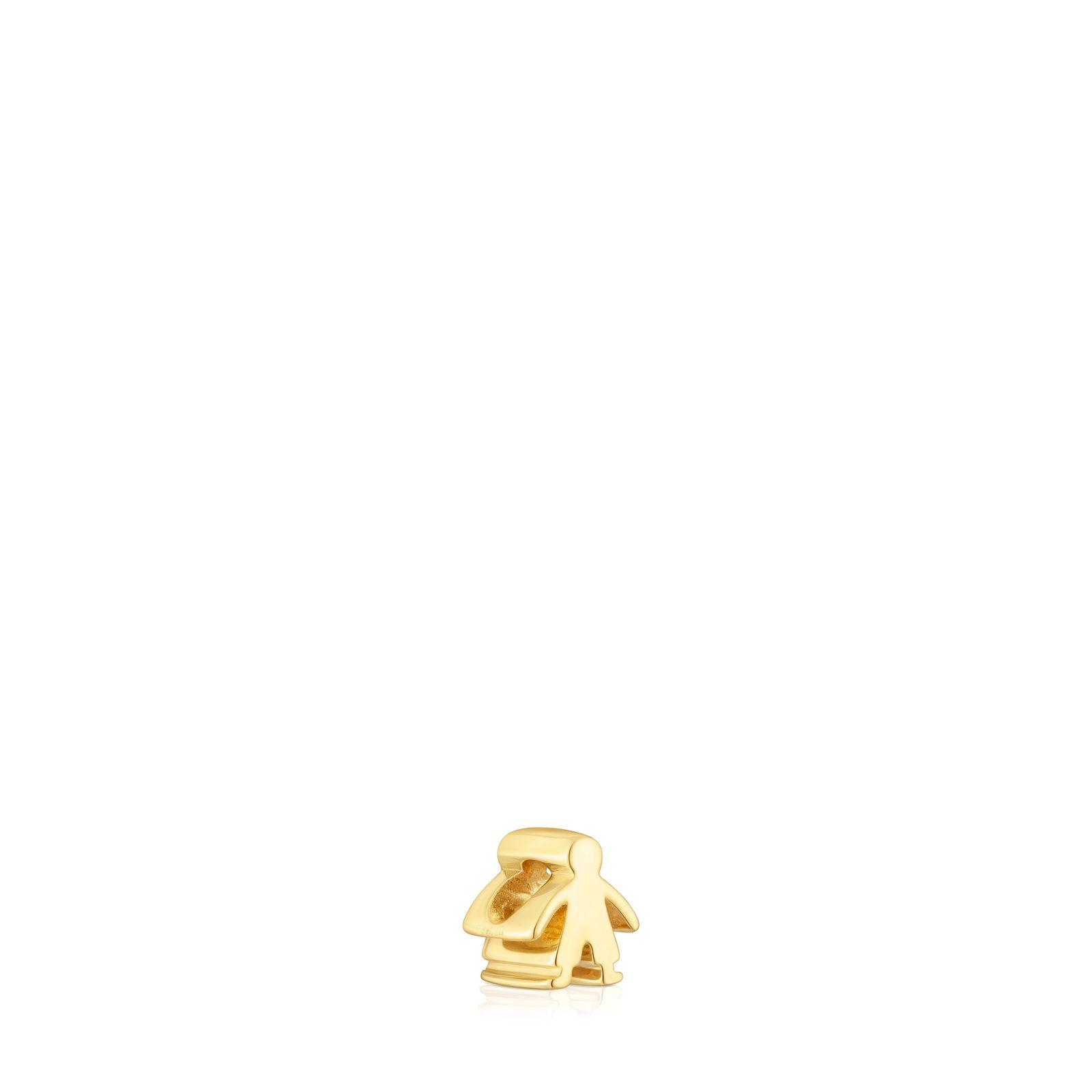 Charm Basics con baño de oro 18 kt plata motivo niño 7 m-2