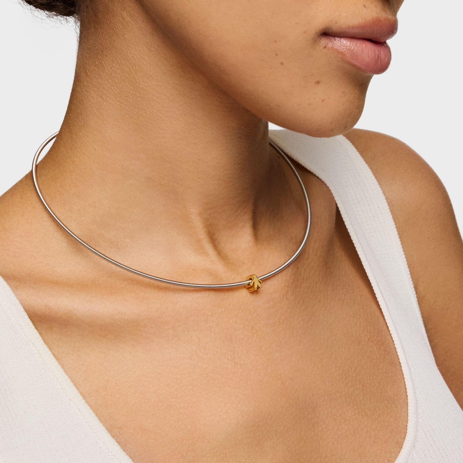 Charm Basics con baño de oro 18 kt plata motivo niño 7 m-6