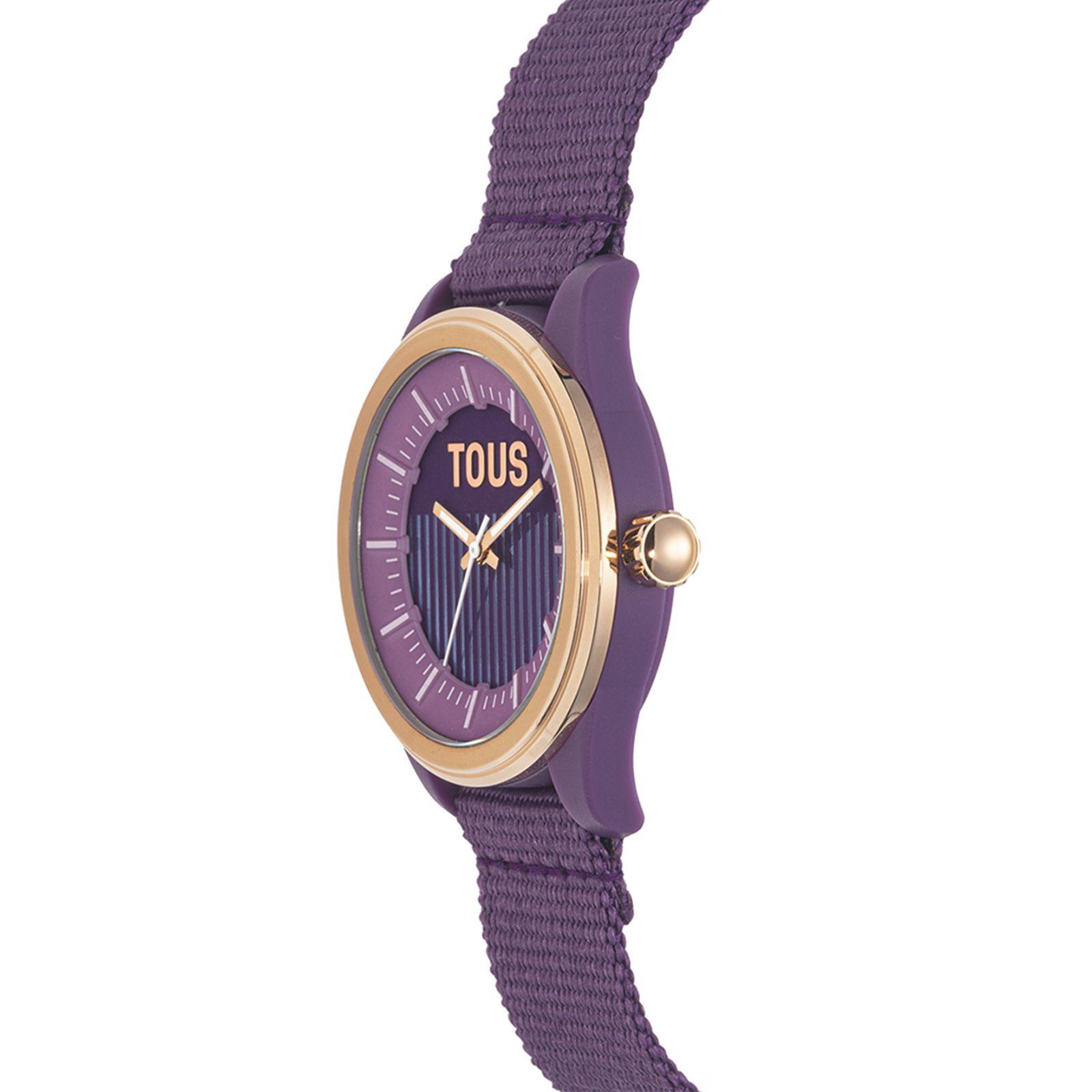 Reloj analógico solar morado Vibrant Sun-1
