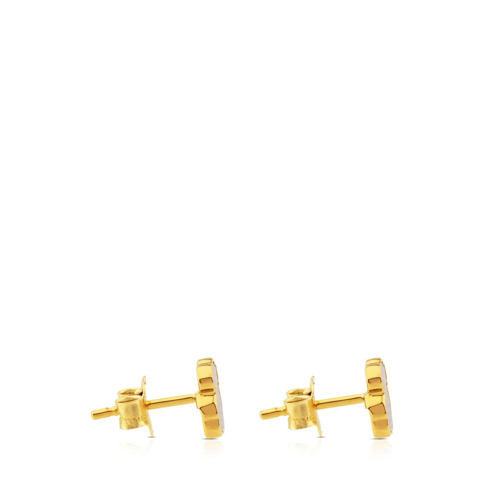 Pendientes Tous XXS oso de Oro y Nacar-1