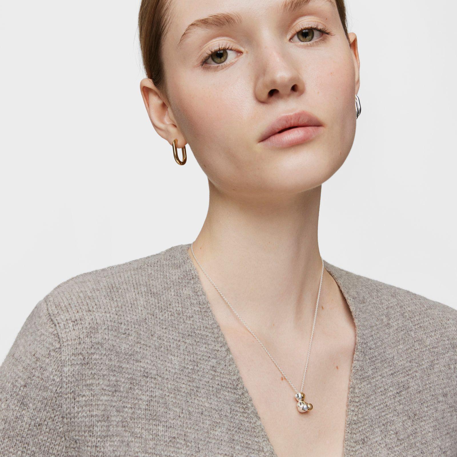 Collar corto doble oso bicolor My Other Half-2