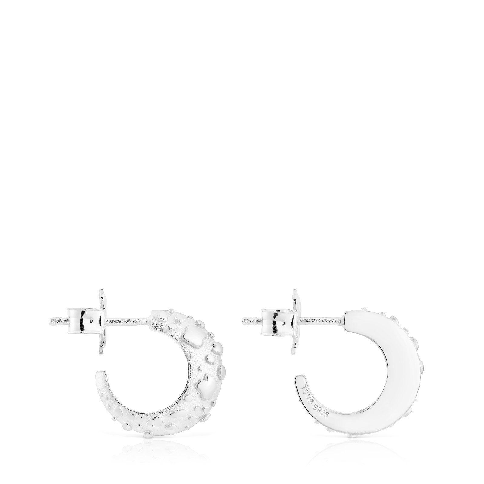 Pendientes aro de plata Dybe -1