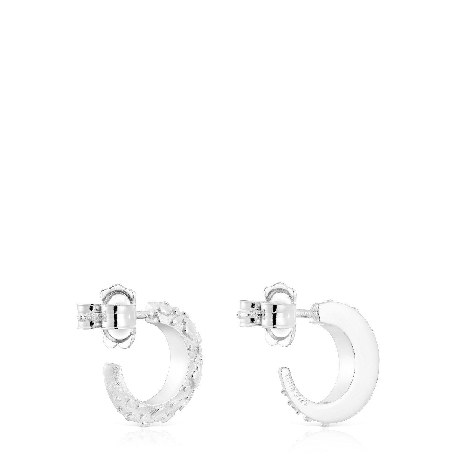 Pendientes aro de plata Dybe -2