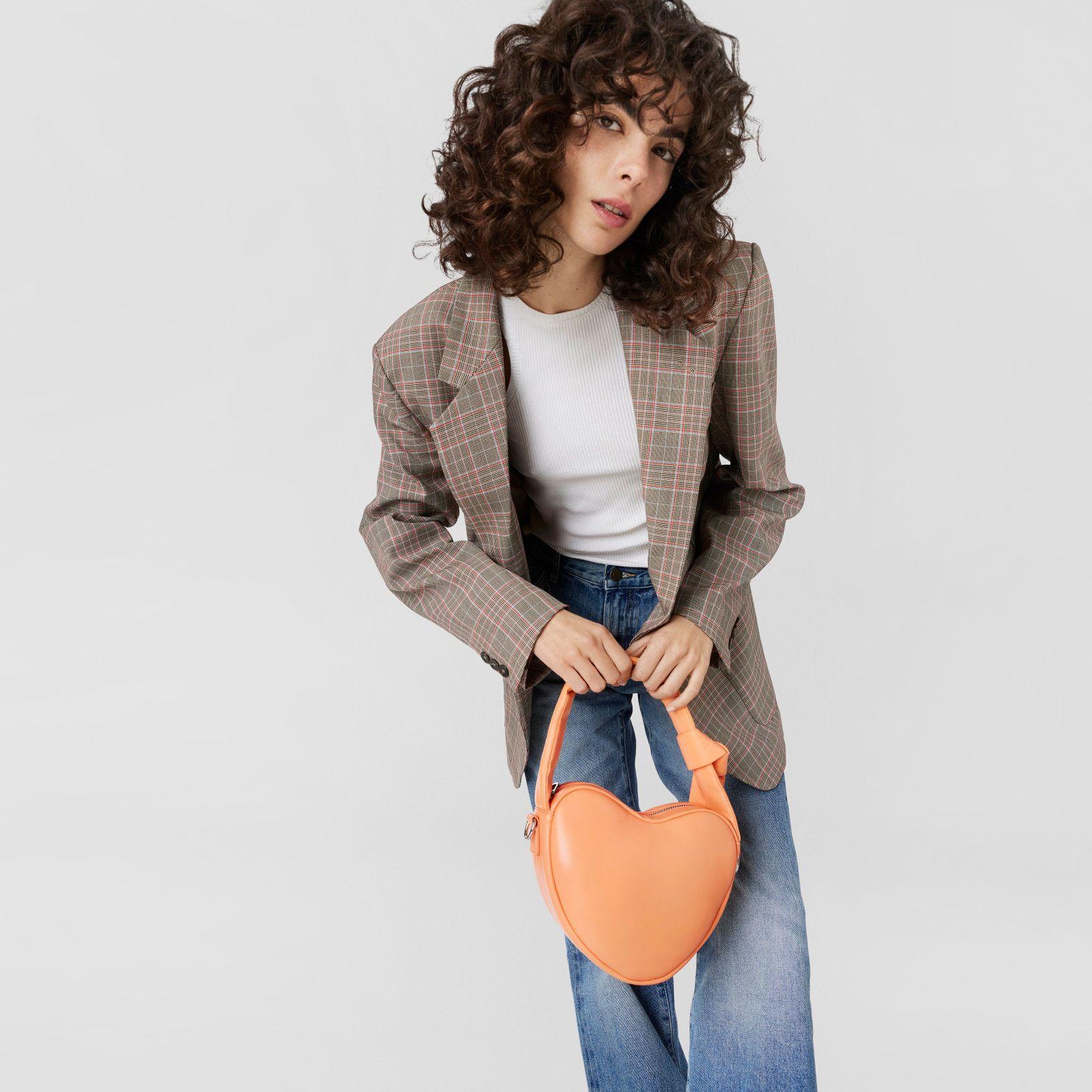 Bandolera naranja corazón TOUS Carol-3