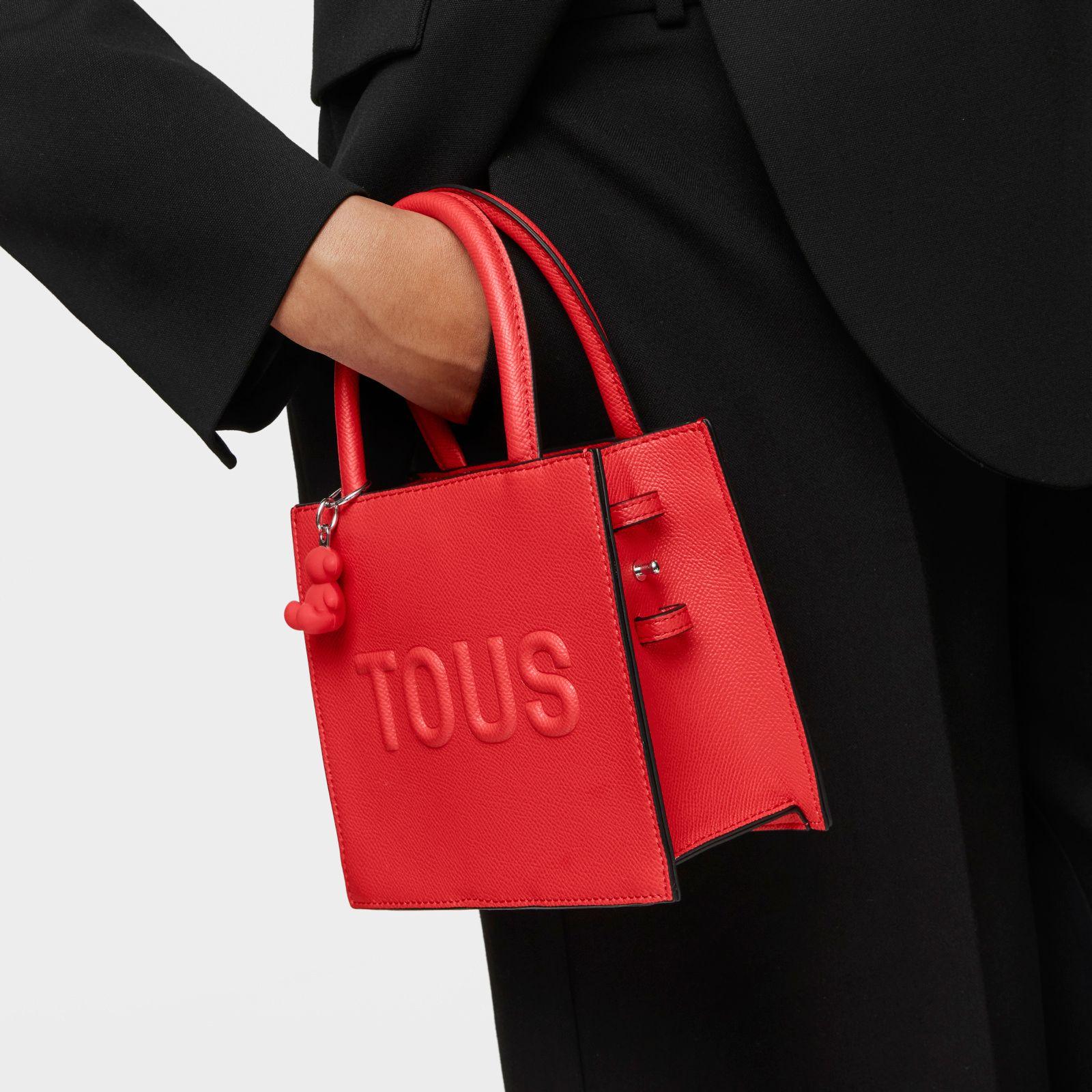 Bolso mini cube rojo TOUS Brenda-4