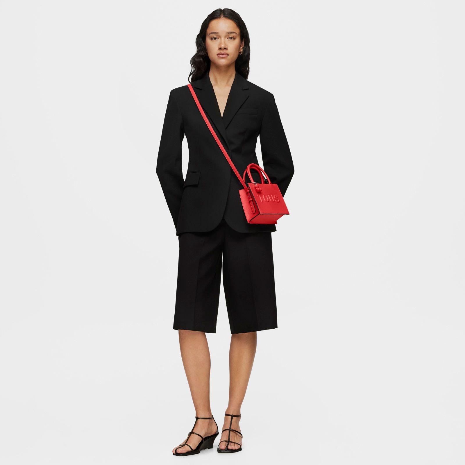 Bolso mini cube rojo TOUS Brenda-5