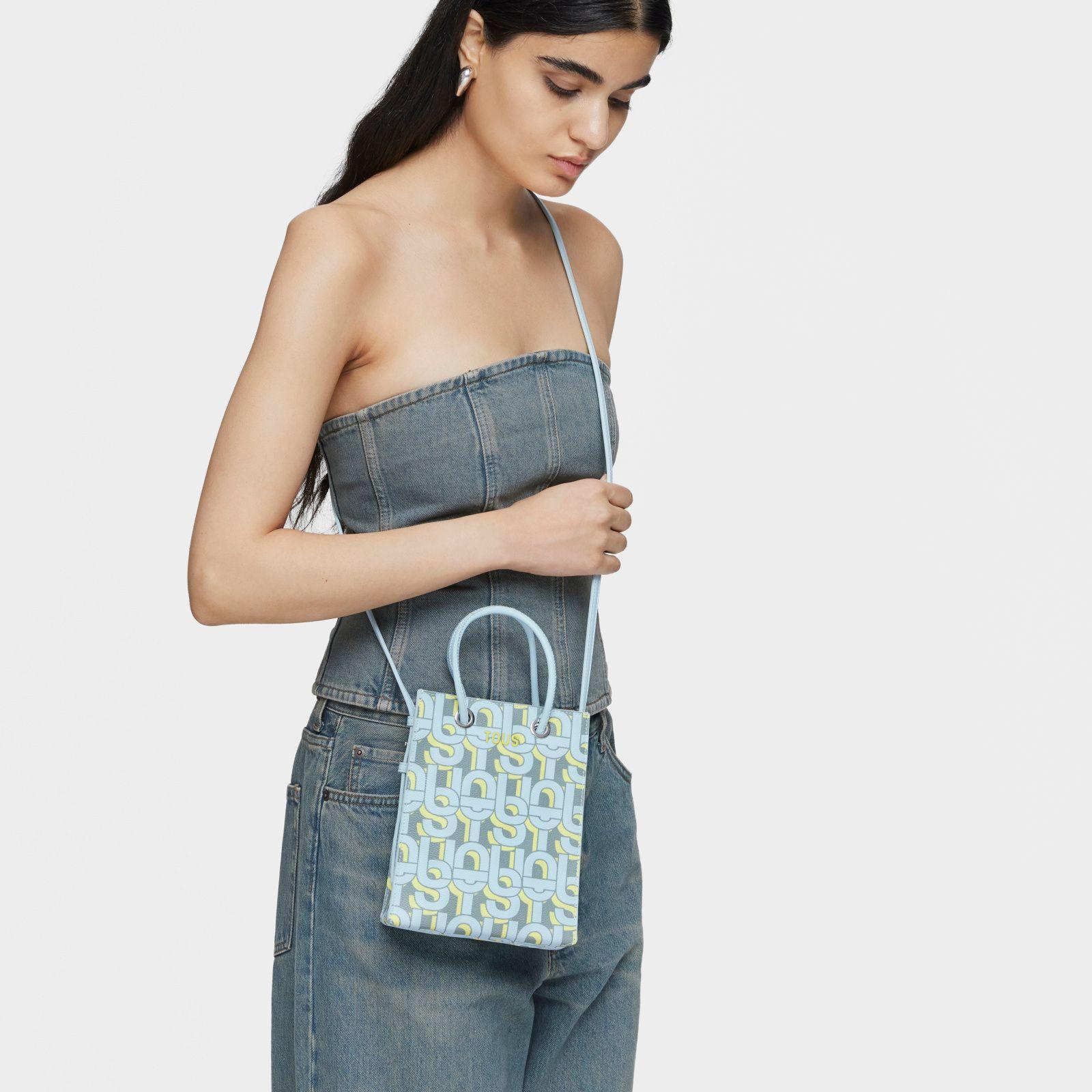 Mini bolso Pop azul claro TOUS MANIFESTO-3