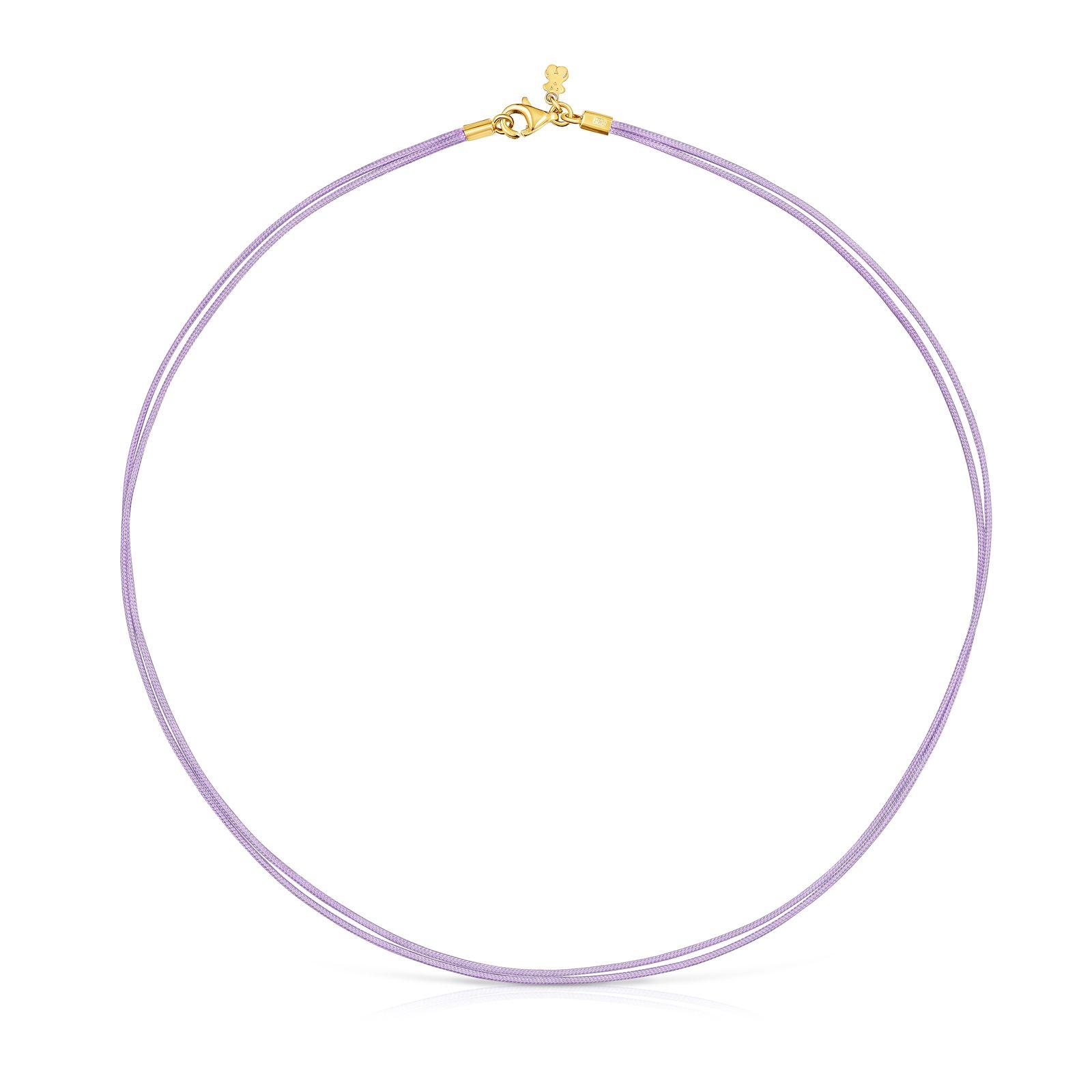 Collar de nylon lila Nylon Basics Tous-0
