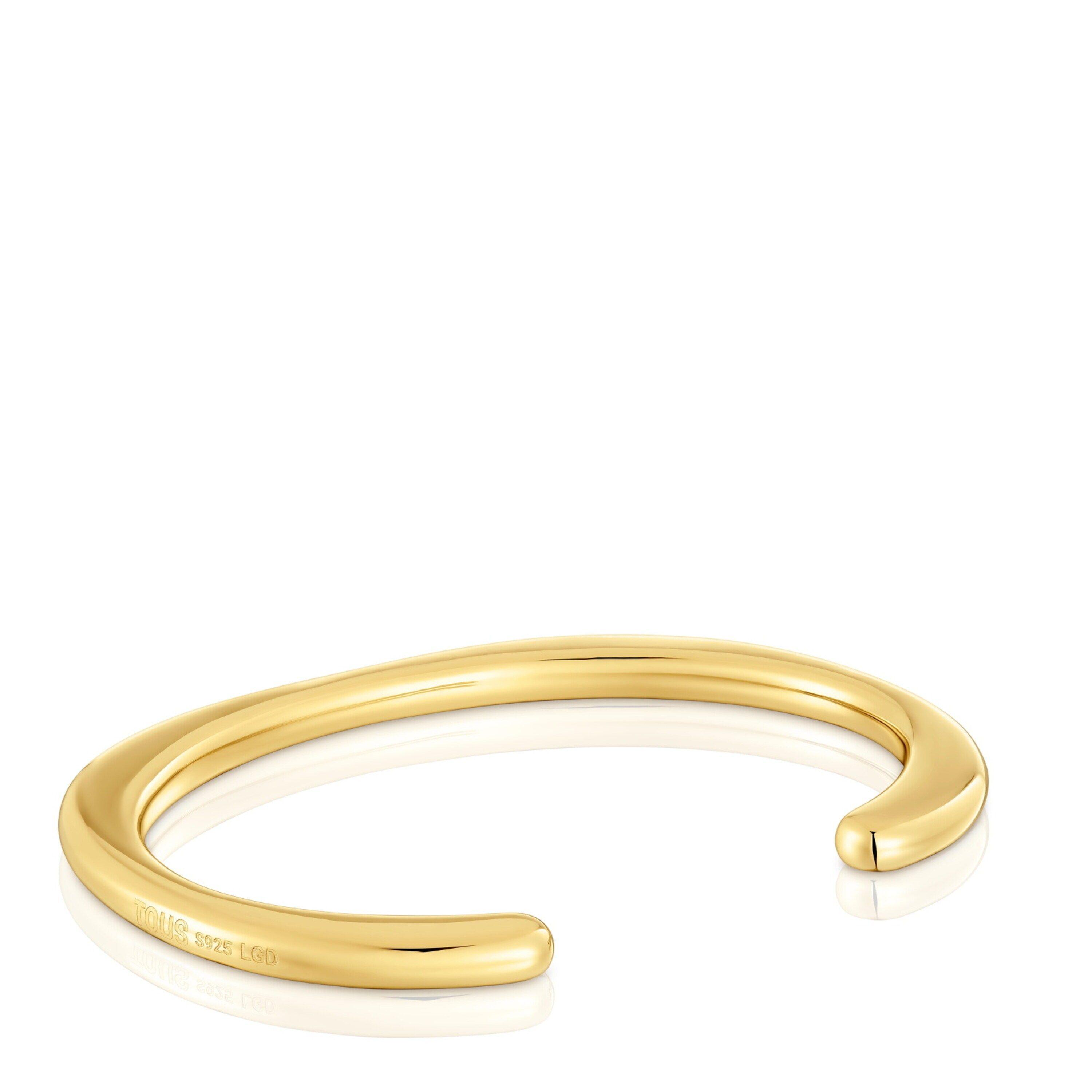 Pulsera esclava oro 18 kt, plata y diamantes lab LGD-2