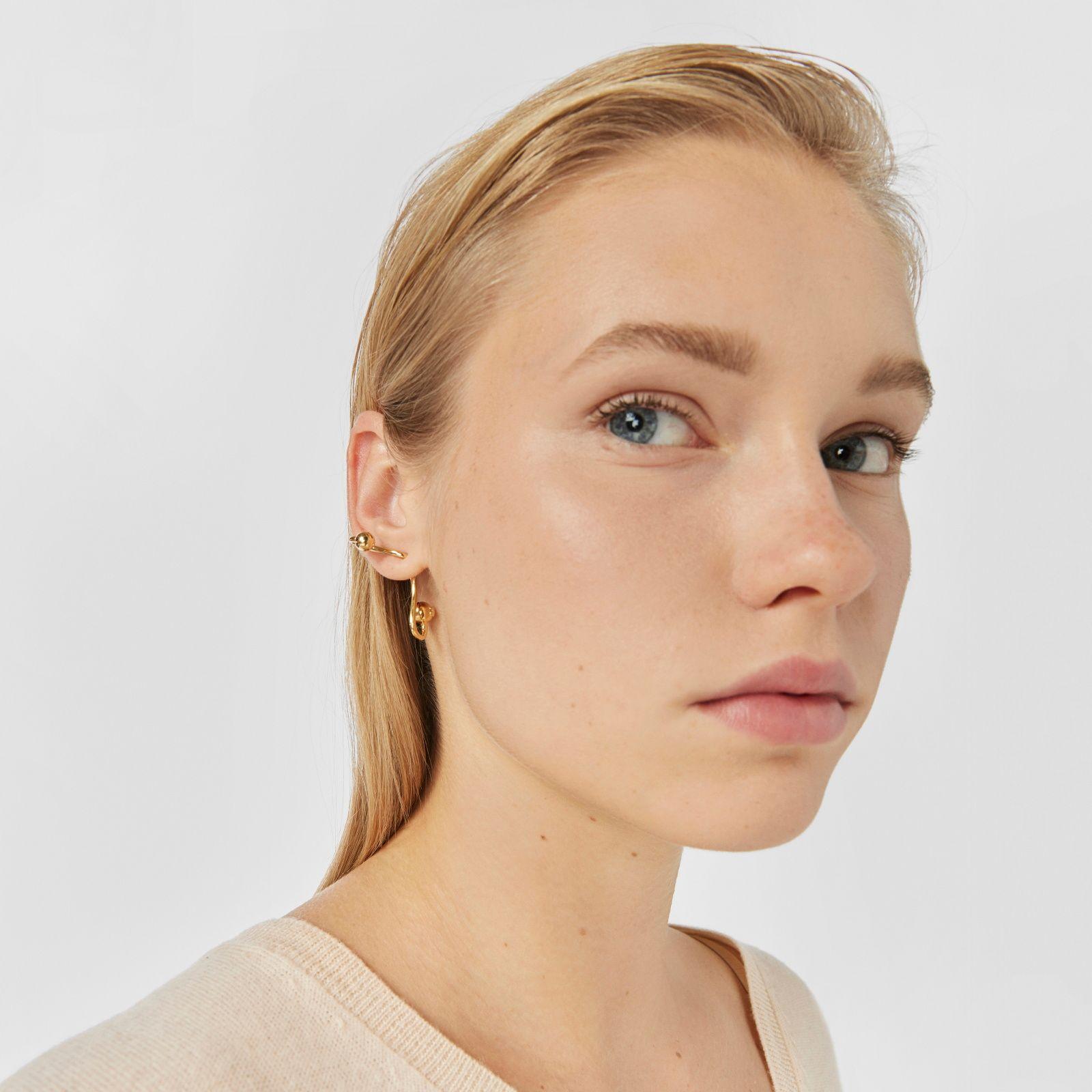 Aros de plata vermeil Plump Tous-5
