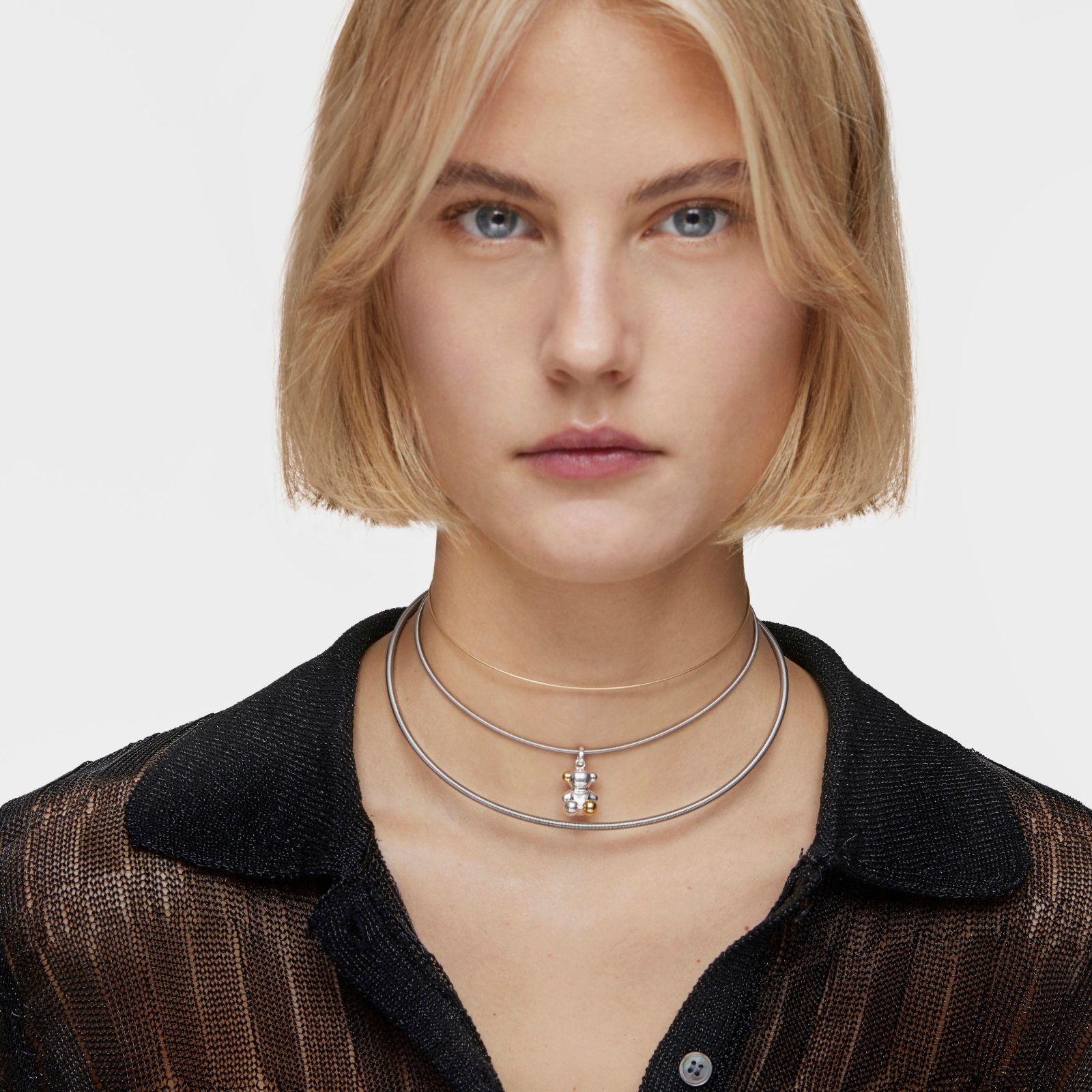 Collar de acero 3 mm Mesh Tube-3