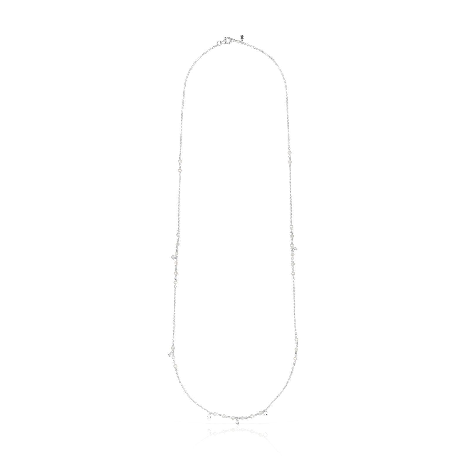 Collar de plata y perlas con motivos TOUS Cool Joy-1