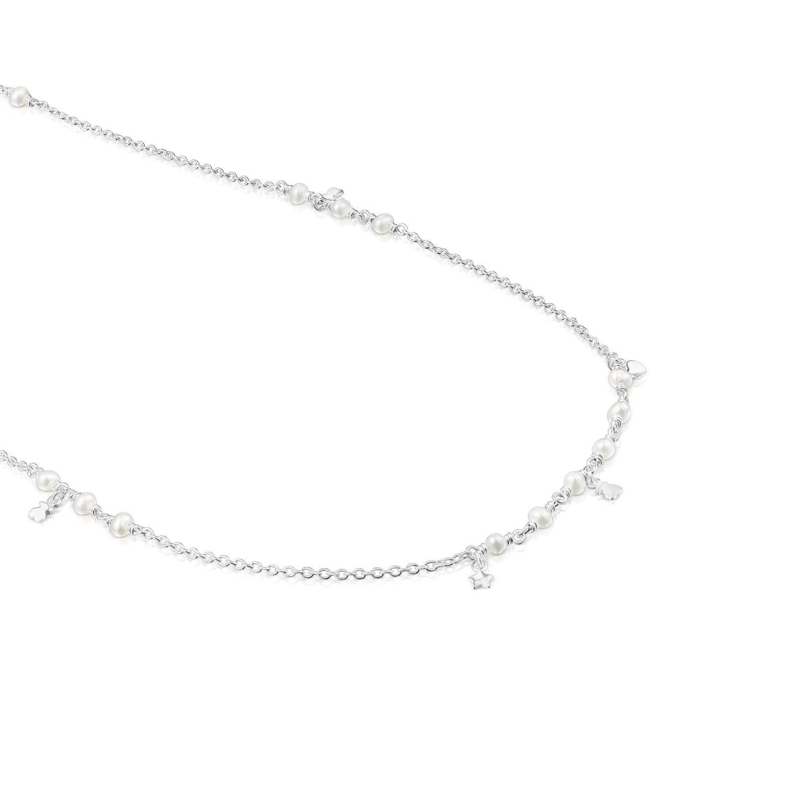 Collar de plata y perlas con motivos TOUS Cool Joy-2