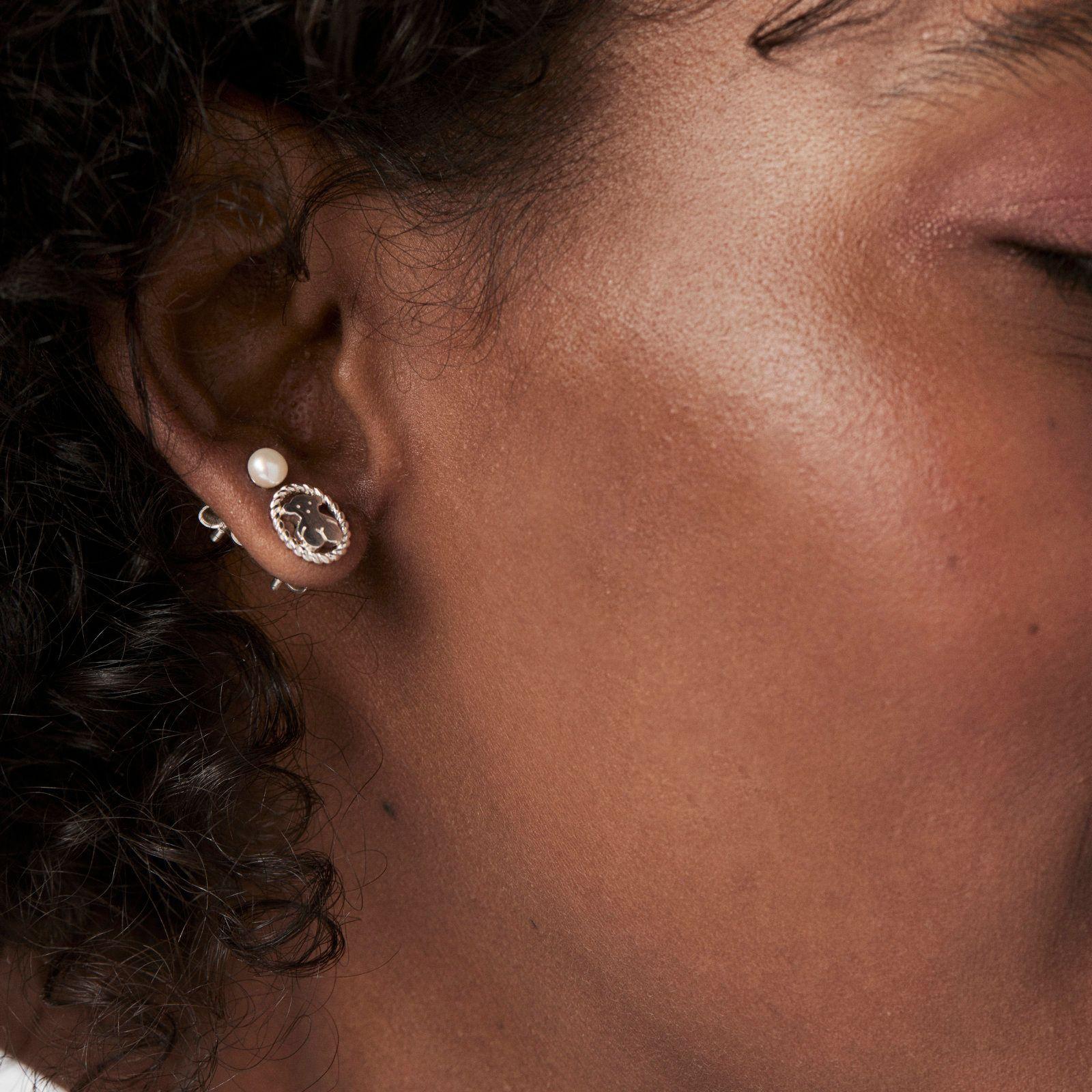 Pendientes de plata Camee-3