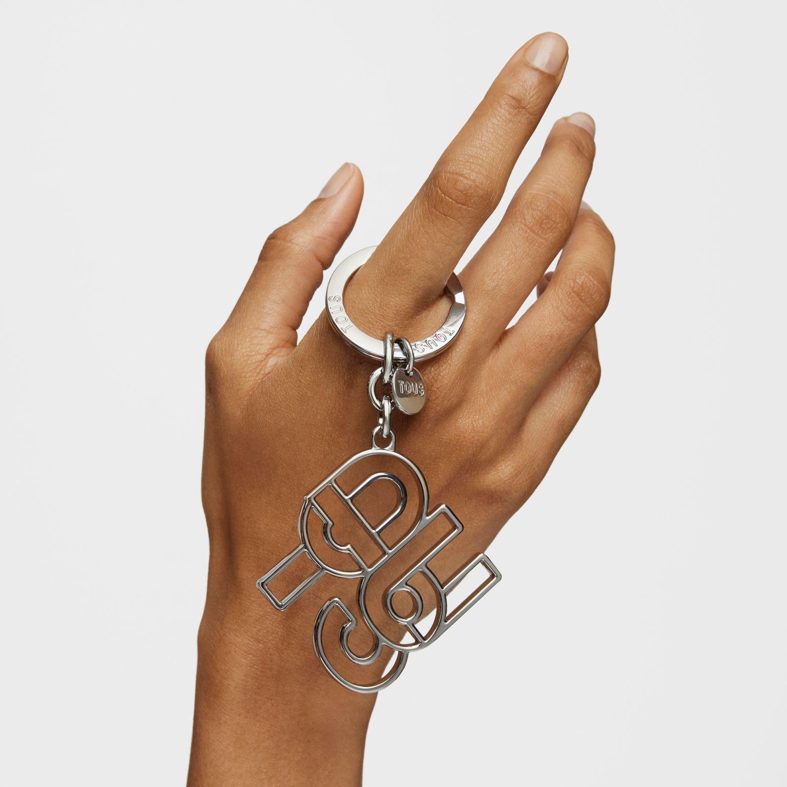 Llavero Silhouette plateado TOUS MANIFESTO-2