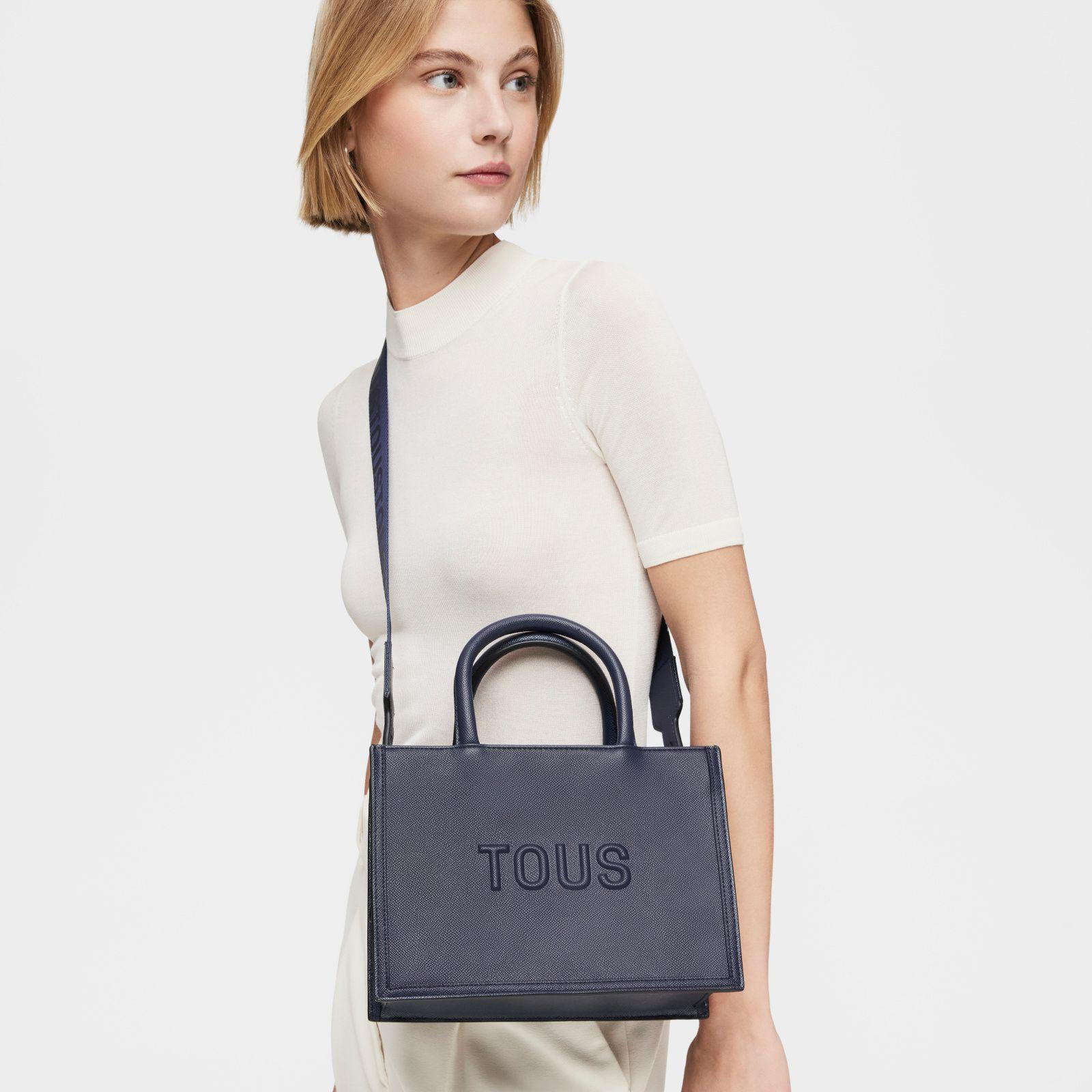 Shopper mediano Amaya azul marino TOUS Brenda-5