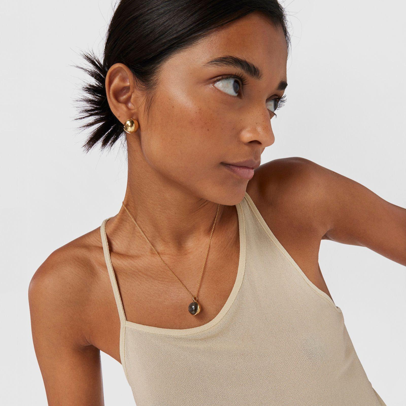 Colgante de plata vermeil y labradorita Plump Tous-2