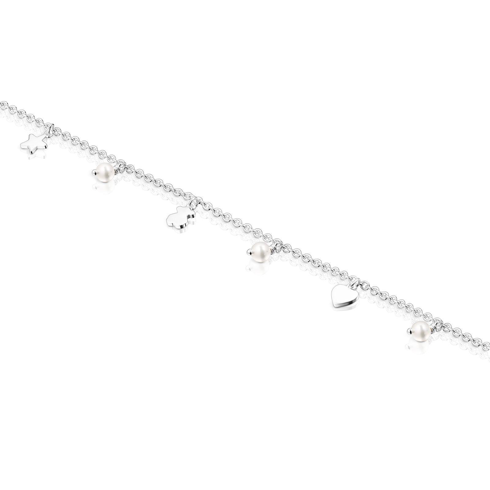 Pulsera Cool Joy de plata y perlas Plateado Tous-2