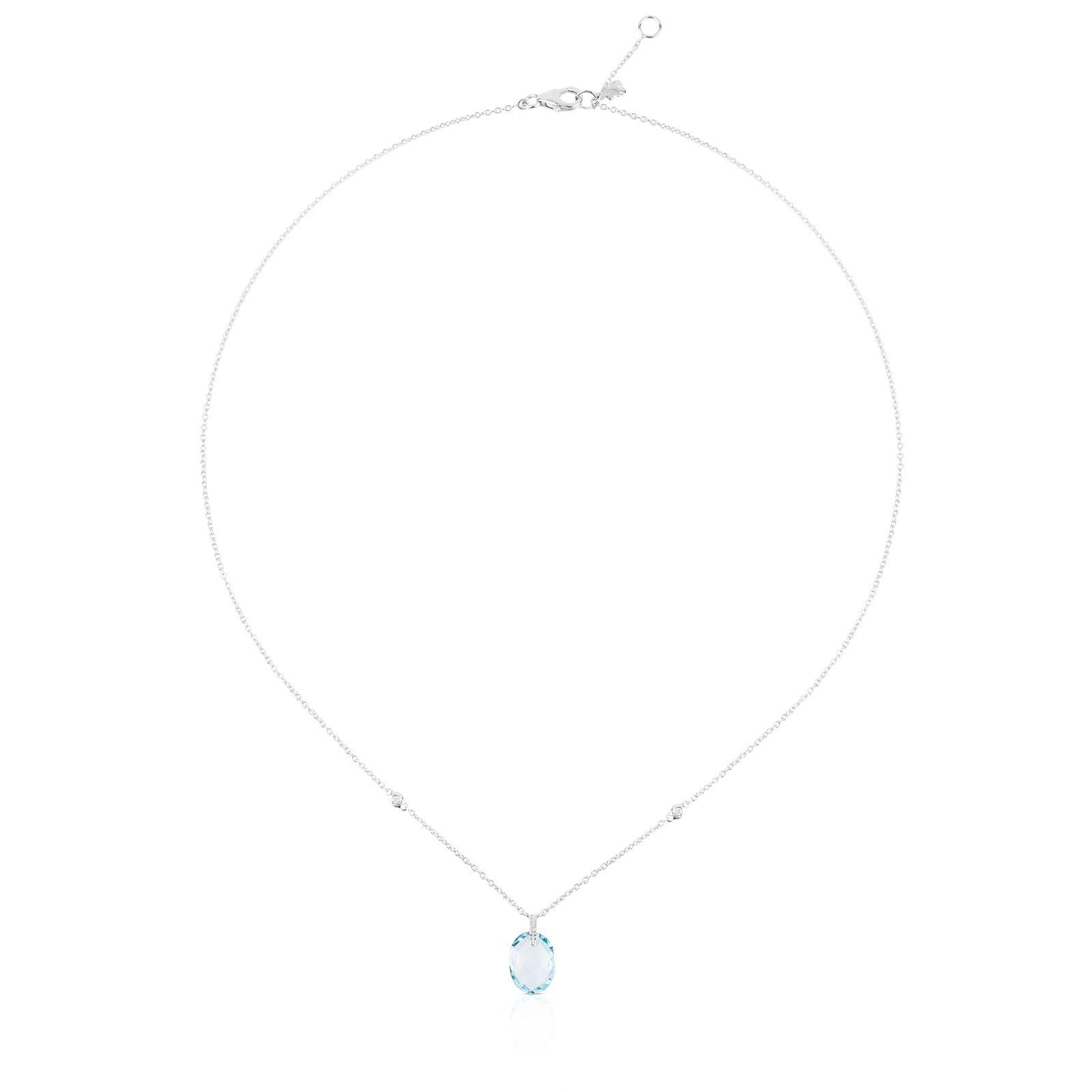 Collar de oro blanco Color Kings-1