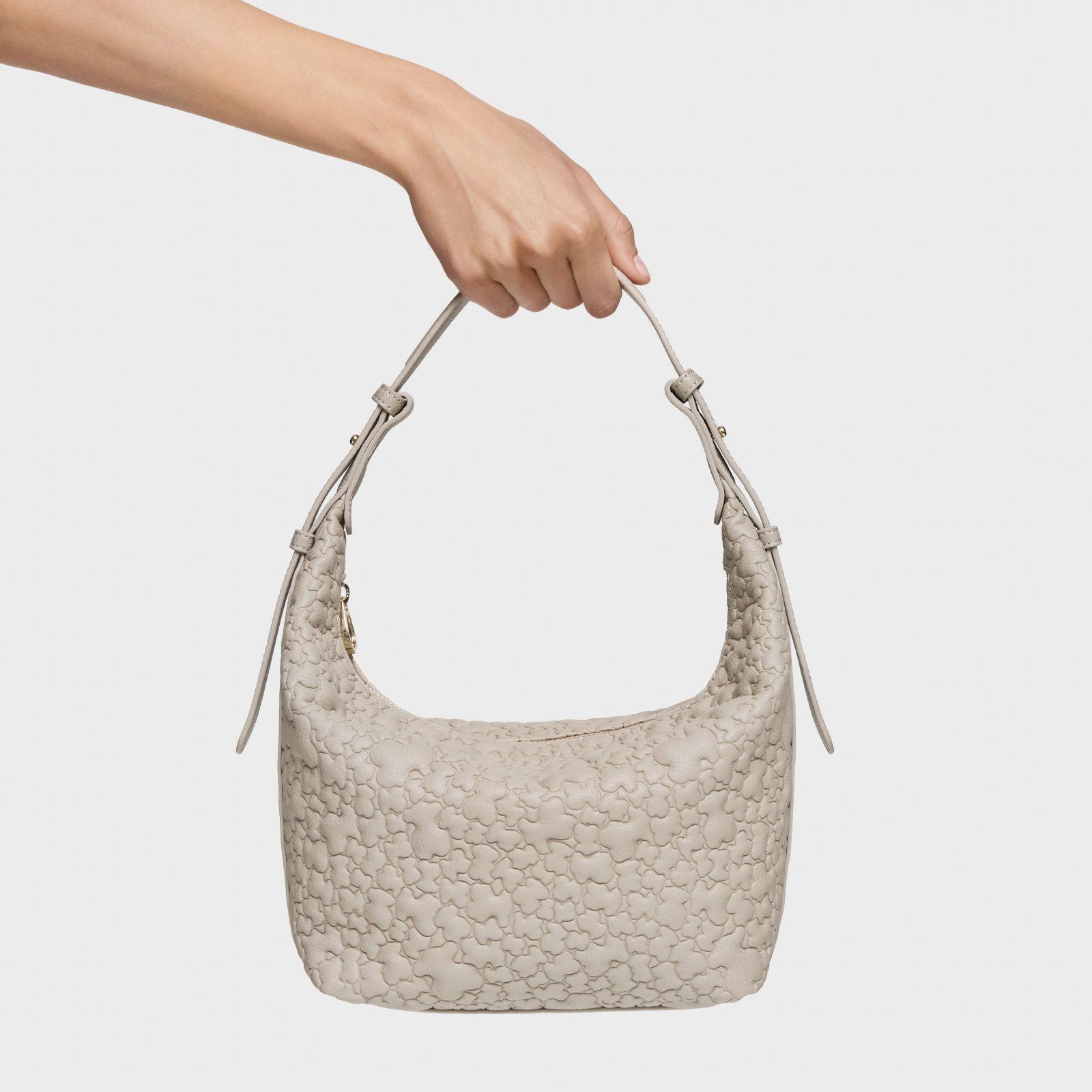 Bolso de hombro mediano topo TOUS Puffy bear-3