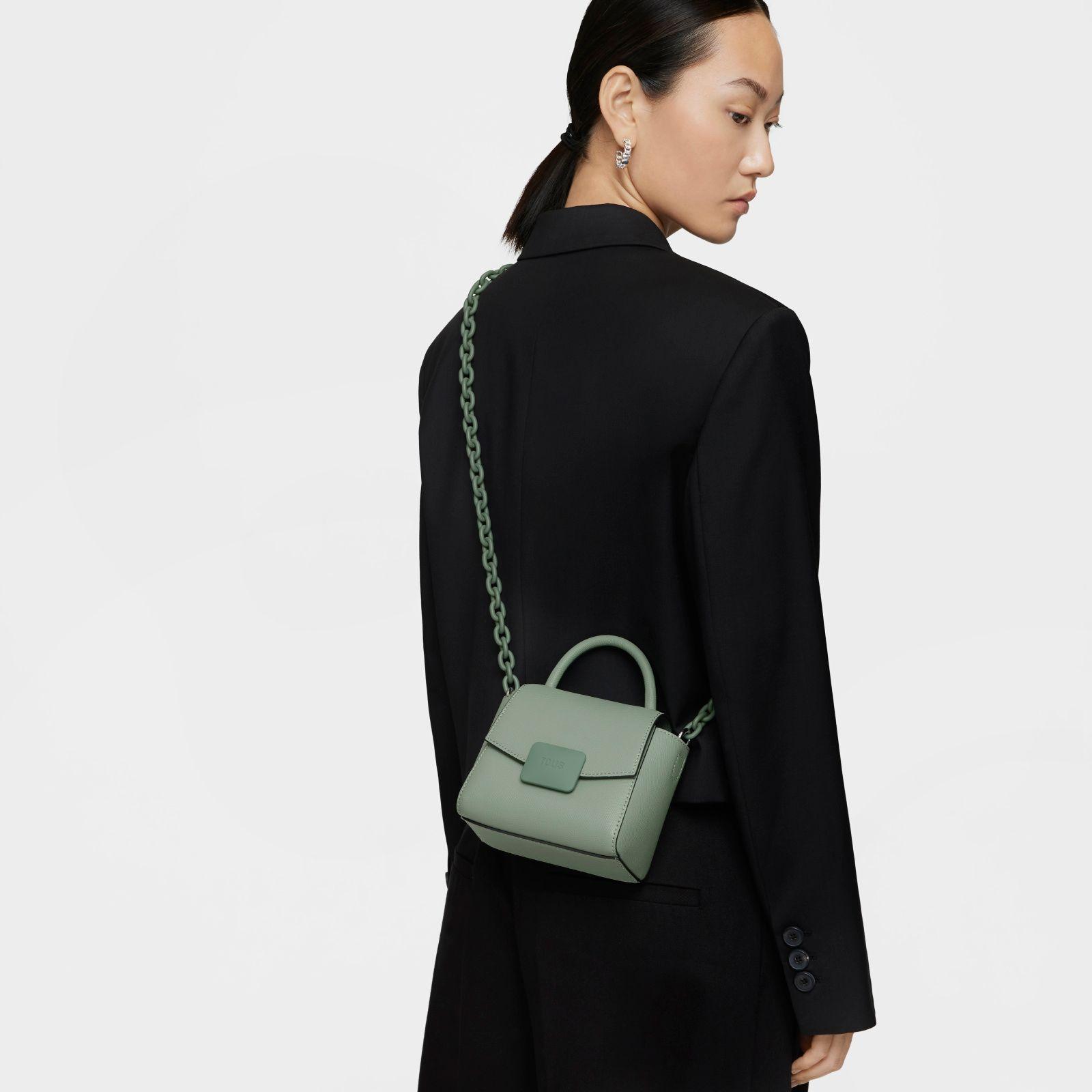 Mini bandolera gris piedra TOUS Lucia-1