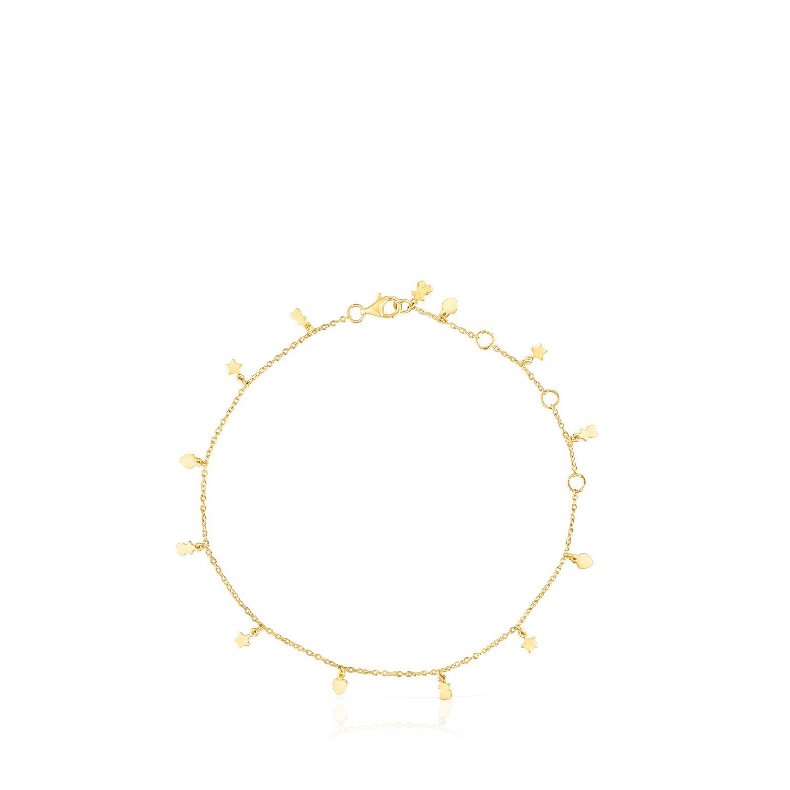 Tobillera Cool Joy de Plata Vermeil Tous-1