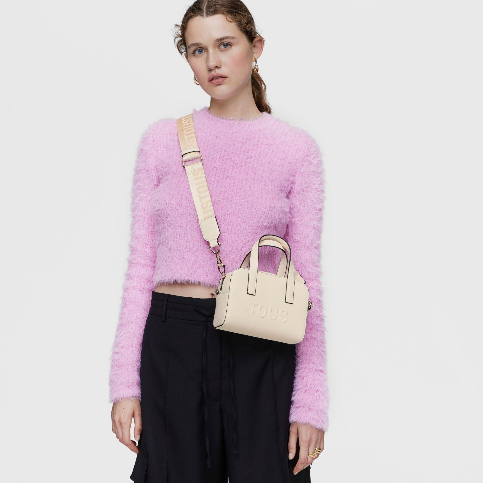 Cartera pequeño beige TOUS La Rue New-3