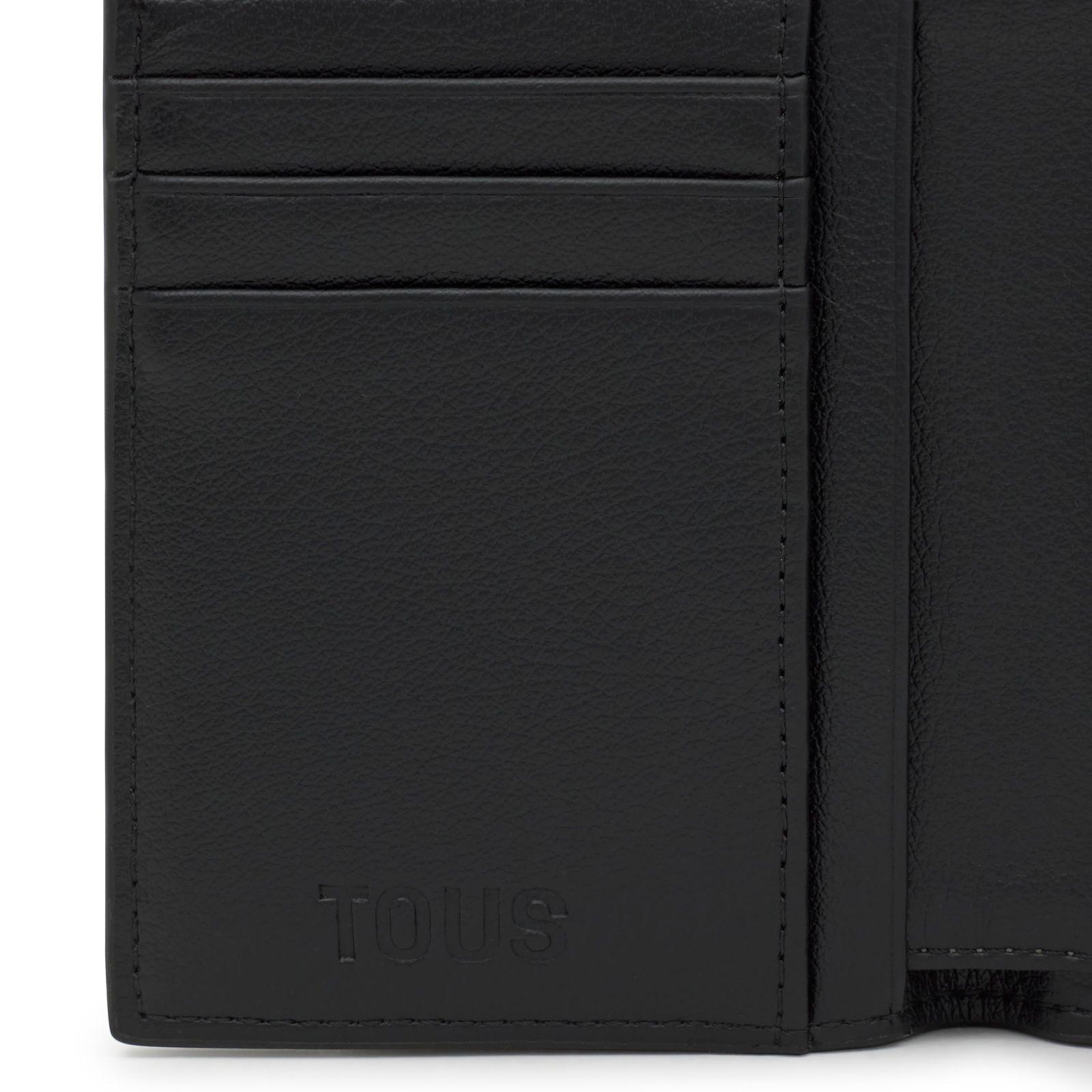 Cartera Pocket negra TOUS Bloom-3