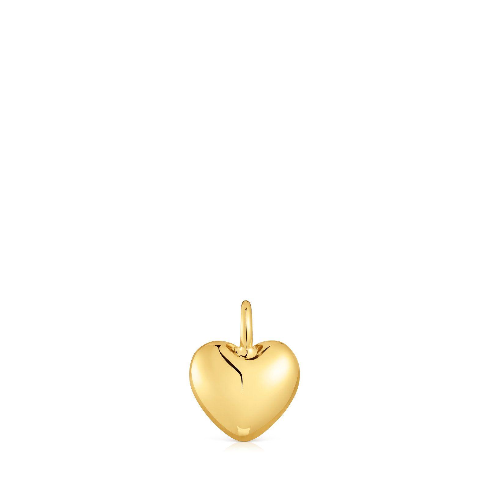 Colgante de oro corazón pequeño My Other Half-0