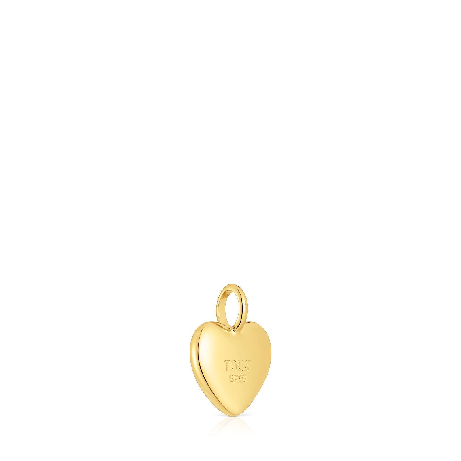 Colgante de oro corazón pequeño My Other Half-2