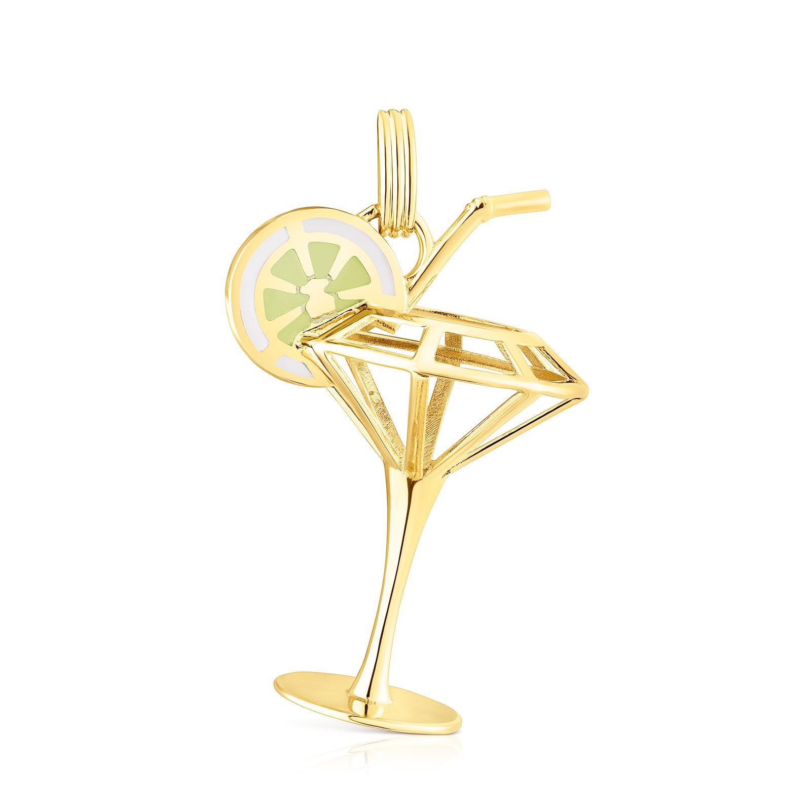 Colgante de plata vermeil 3D y esmaltado St. Tropez Cup Tous-2