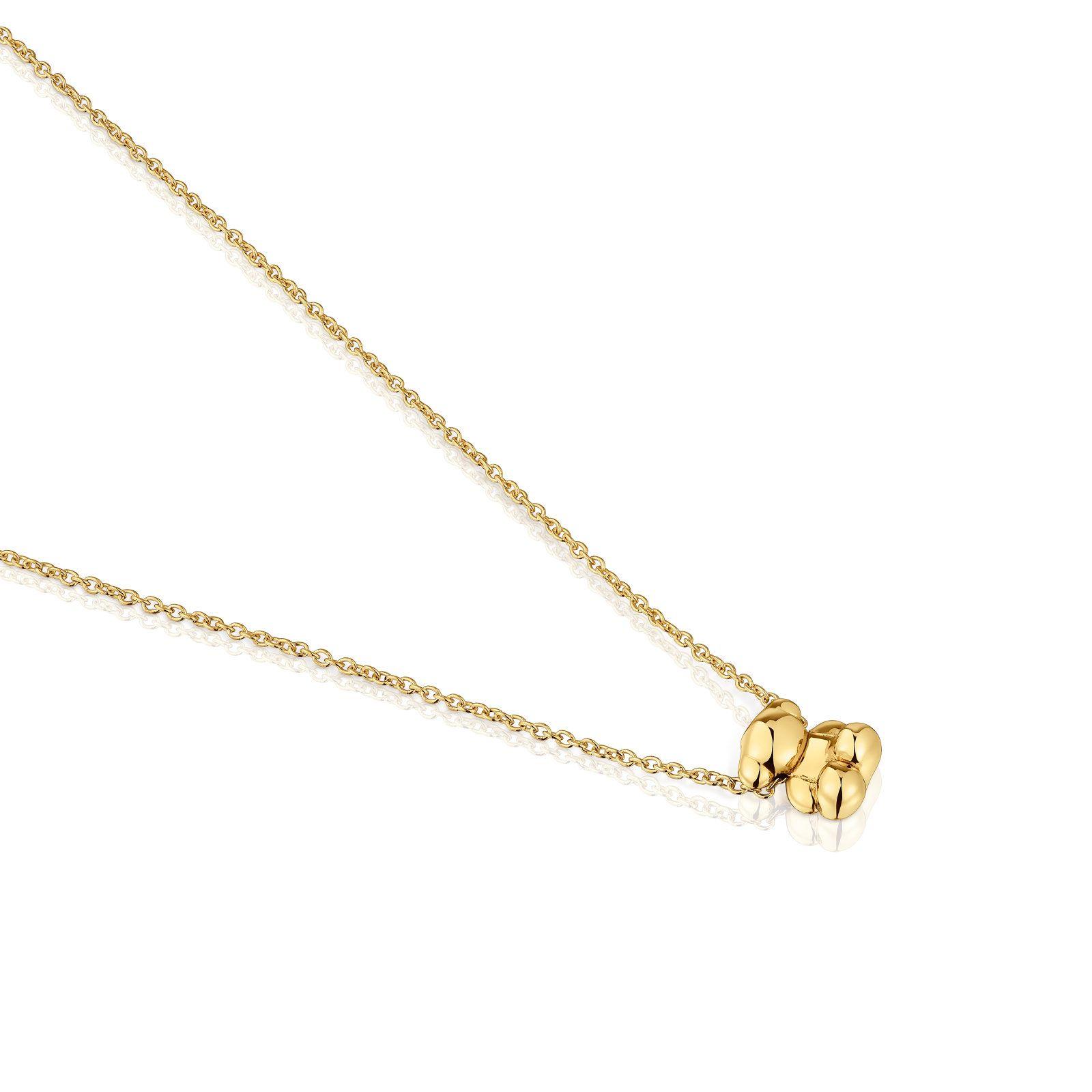 Collar de oro y motivo oso Bold Bear-2