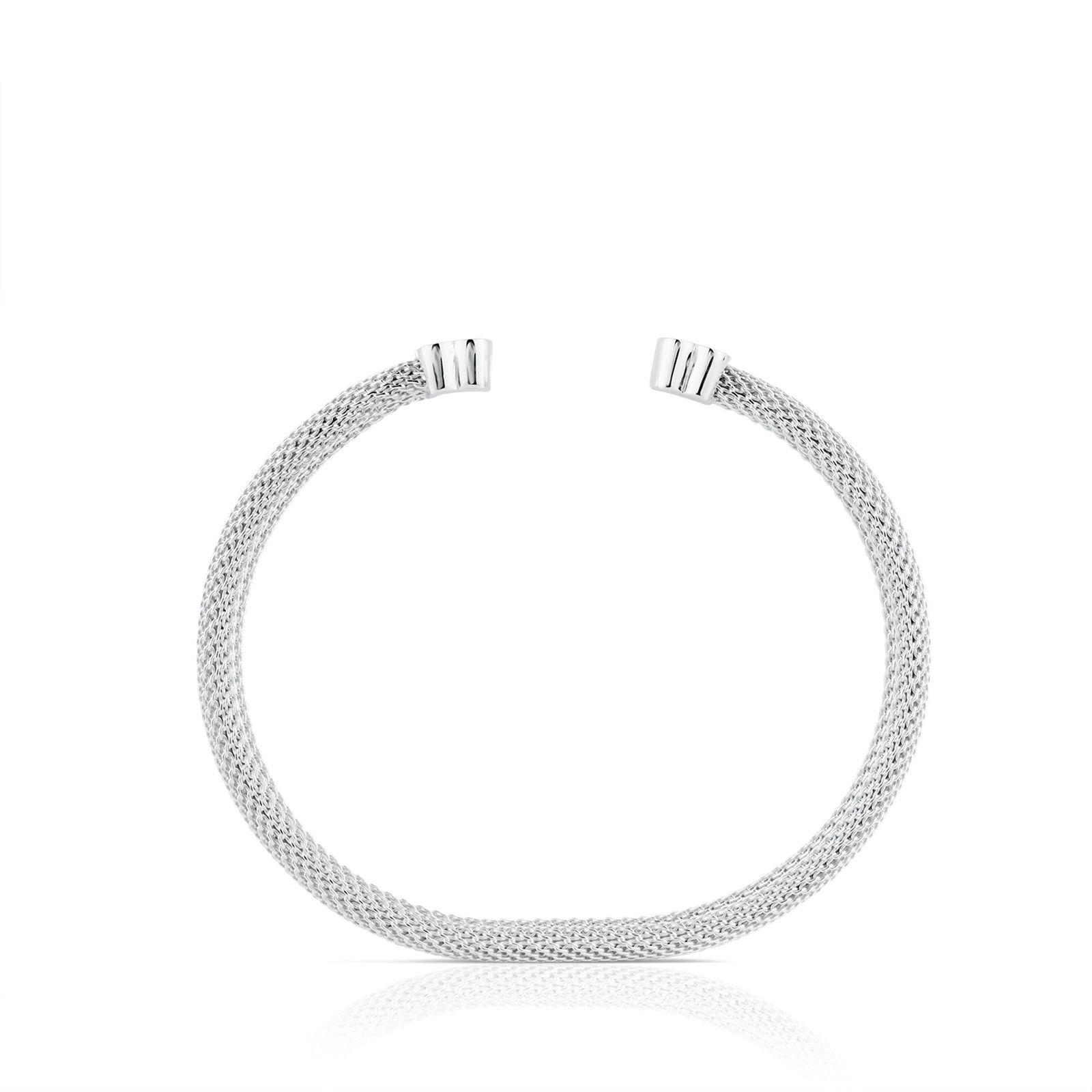 Pulsera Esclava Mesh de Plata Tous-0
