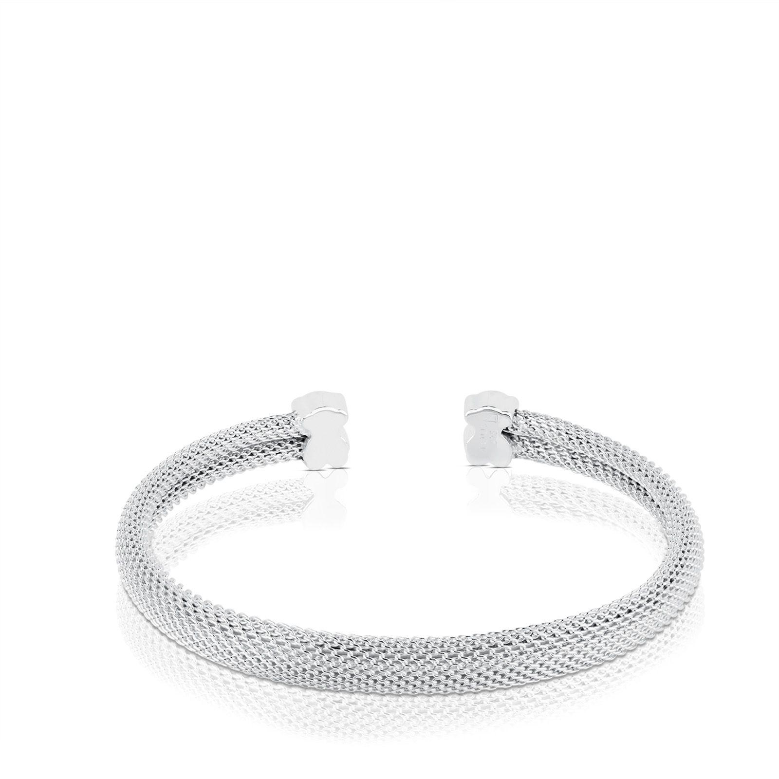 Pulsera Esclava Mesh de Plata Tous-1