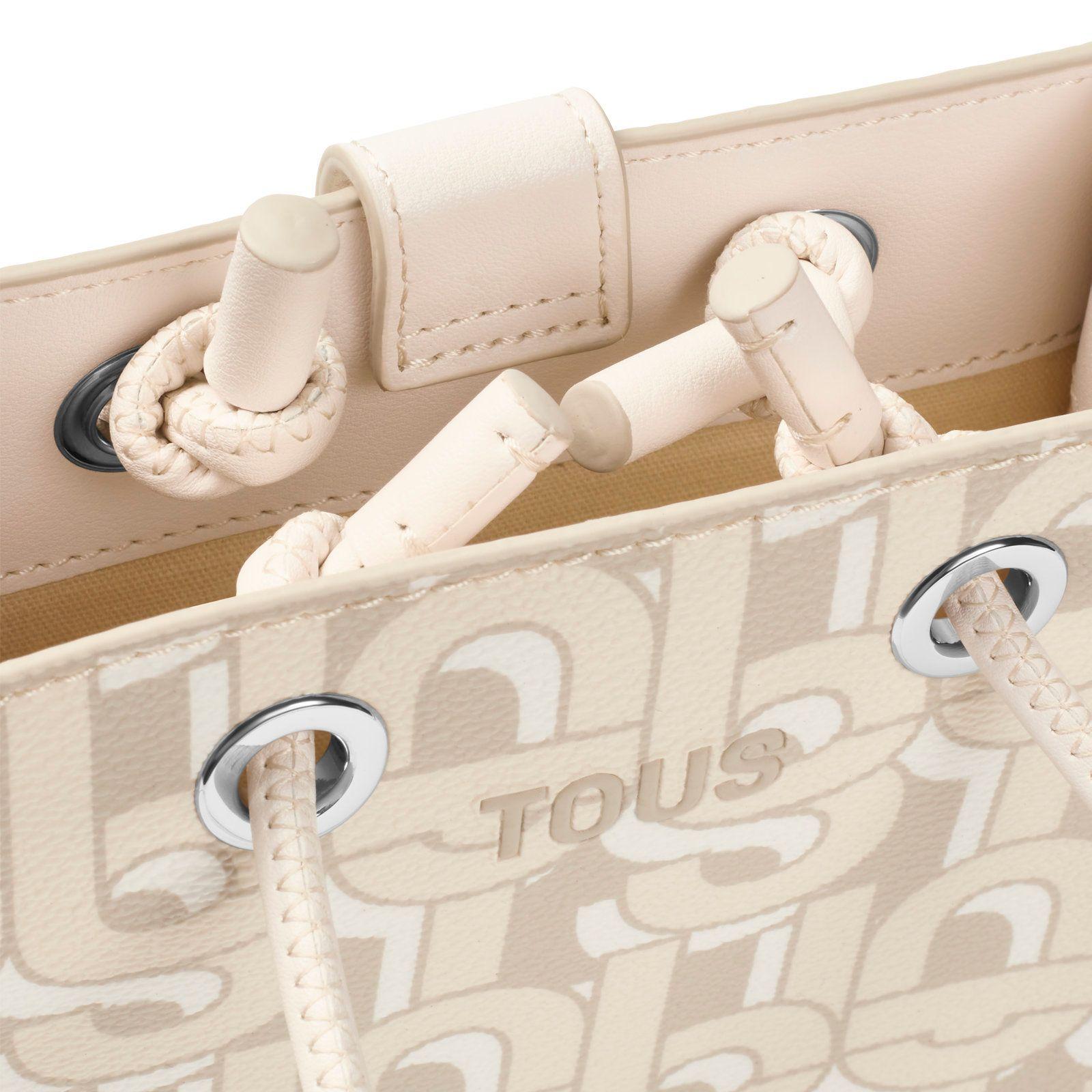 Mini bolso beige TOUS MANIFESTO-2