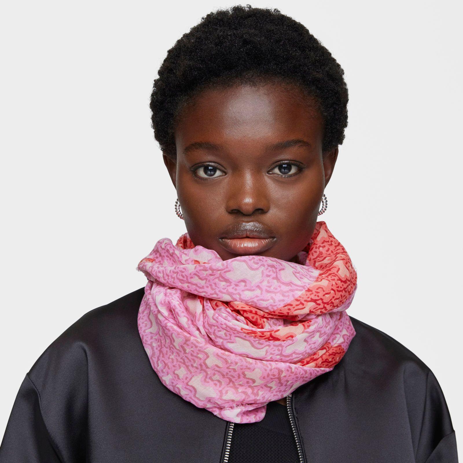 Pañuelo de modal rosa Kaos Mini Evolution-3