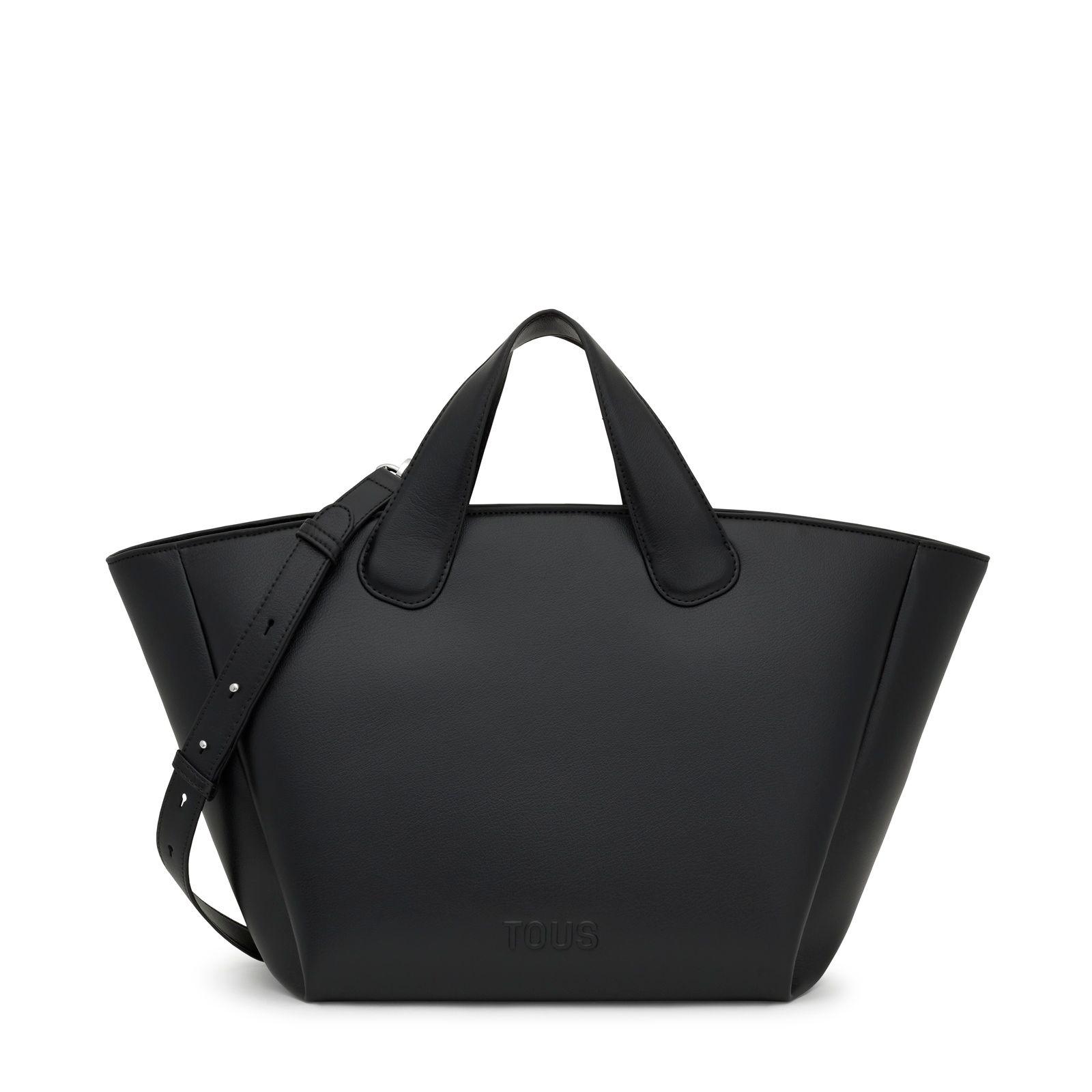 Capazo grande negro TOUS Bloom-0