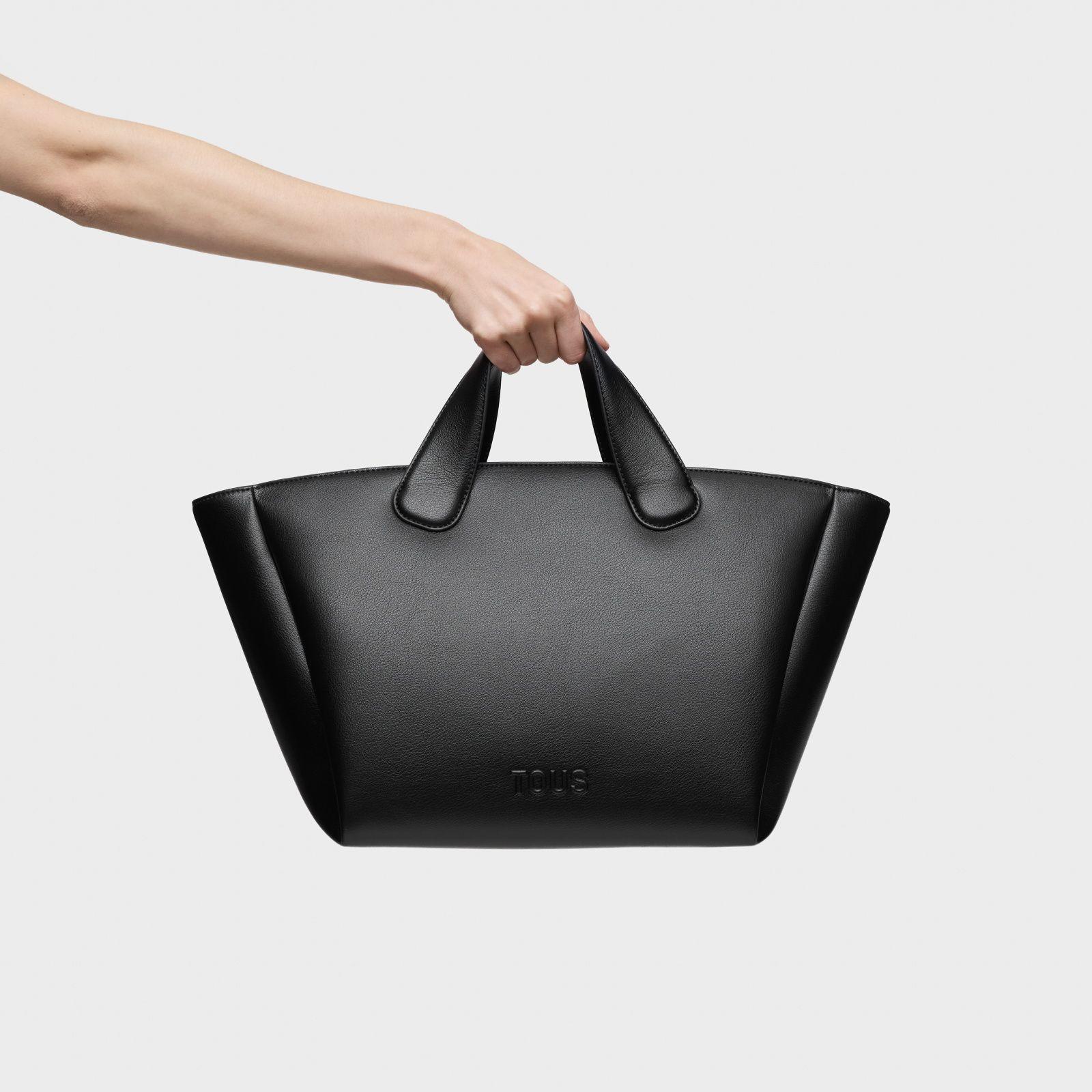 Capazo grande negro TOUS Bloom-5
