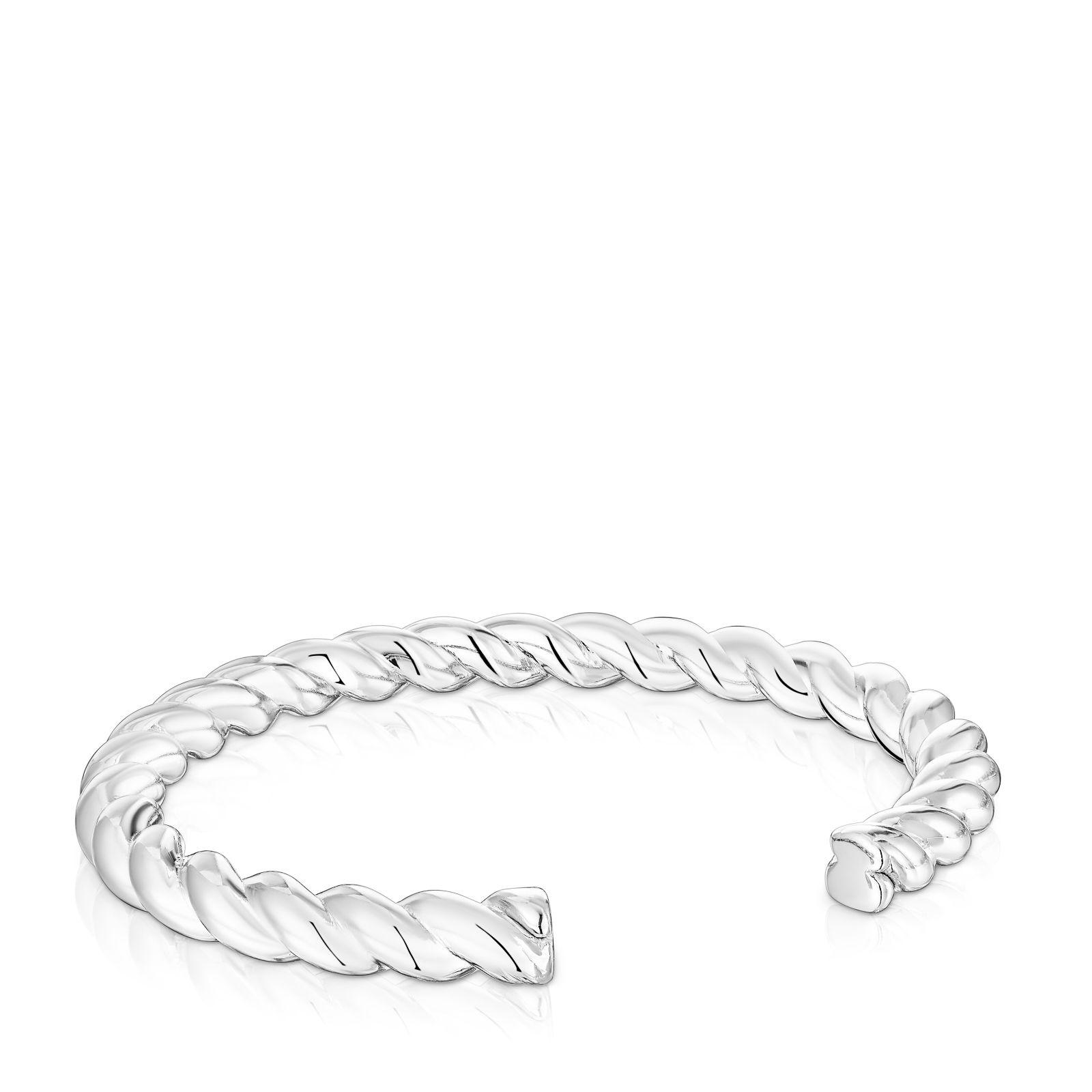 Pulsera de plata Twisted-2