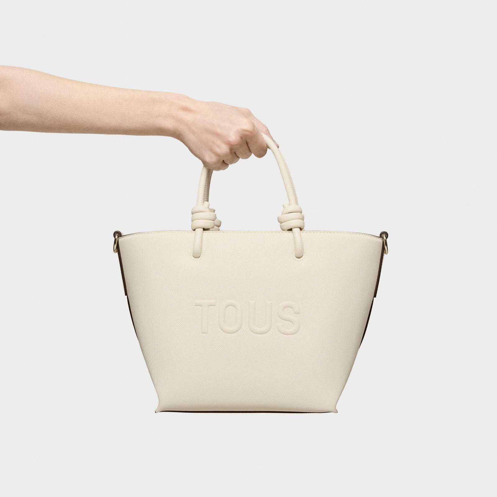 Capazo pequeño beige TOUS La Rue New-5