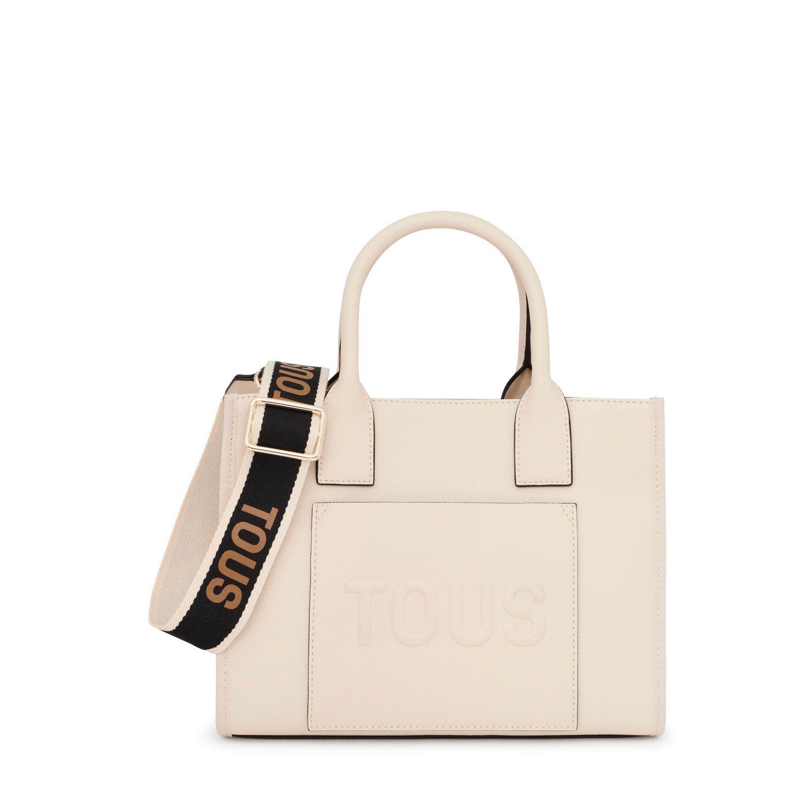 Shopping mediano Amaya marfil TOUS La Rue-0