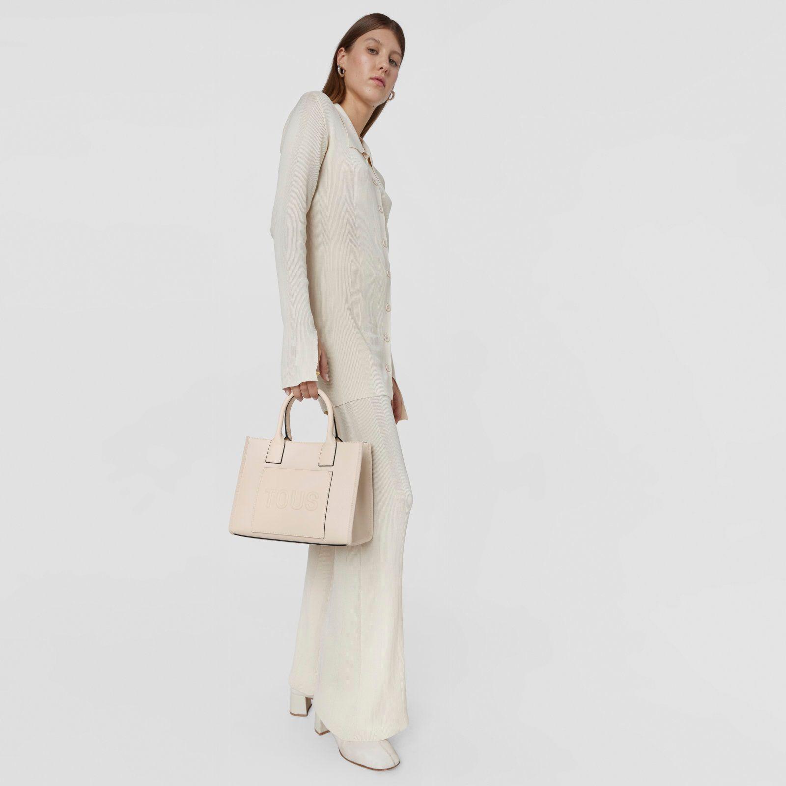 Shopping mediano Amaya marfil TOUS La Rue-4