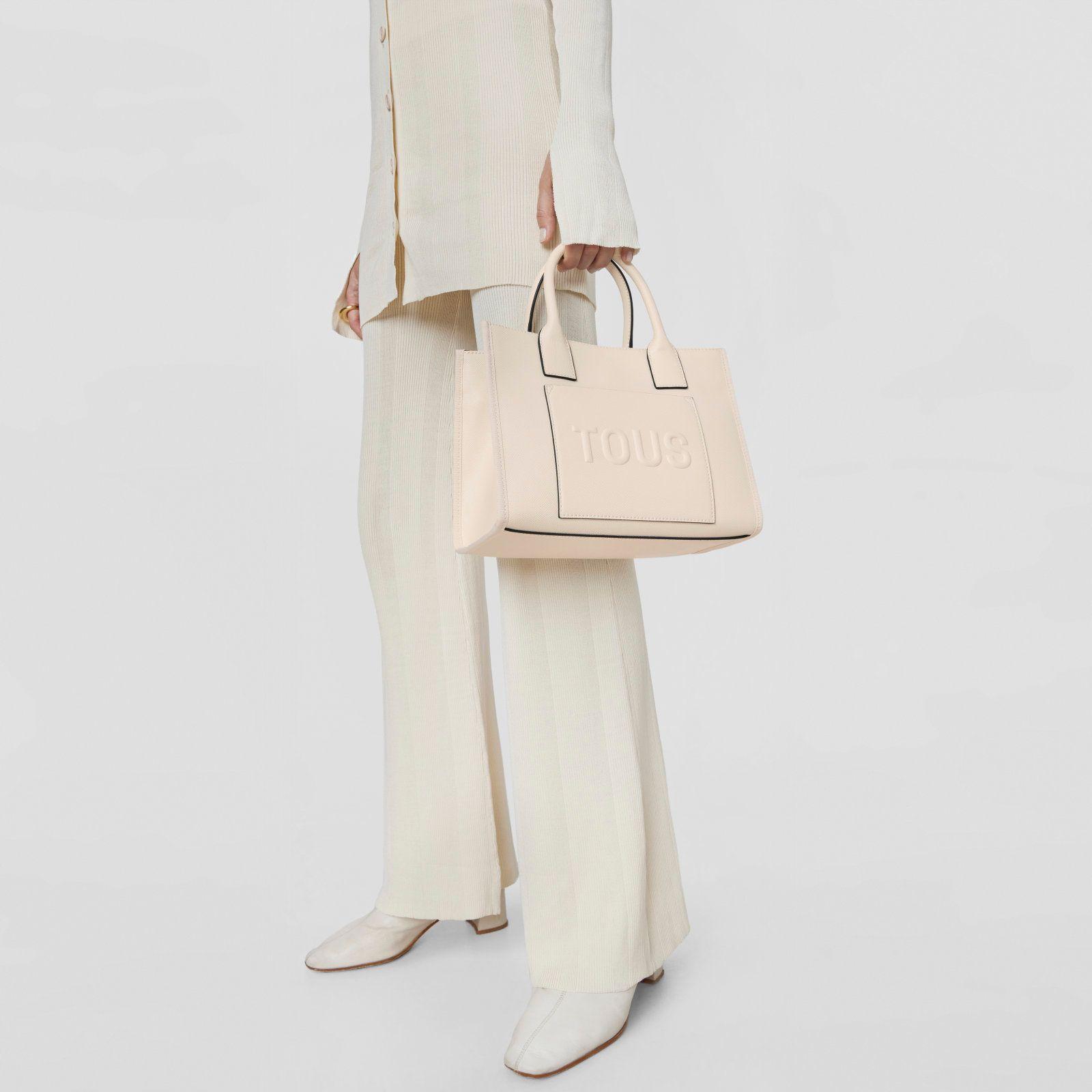 Shopping mediano Amaya marfil TOUS La Rue-5